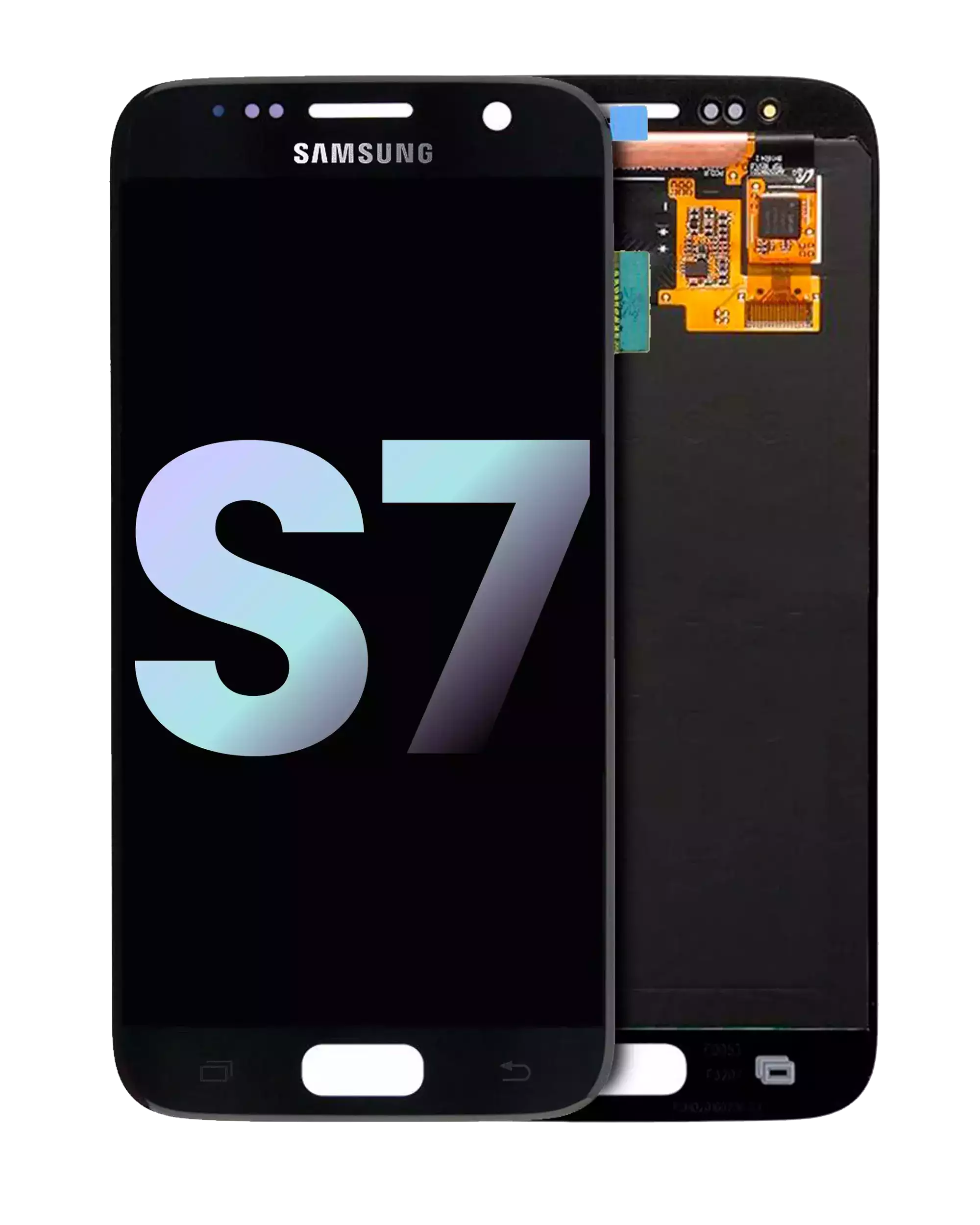 Oled Assembly Without Frame Compatible For Samsung Galaxy S7 (Service Pack) (Black Onyx)