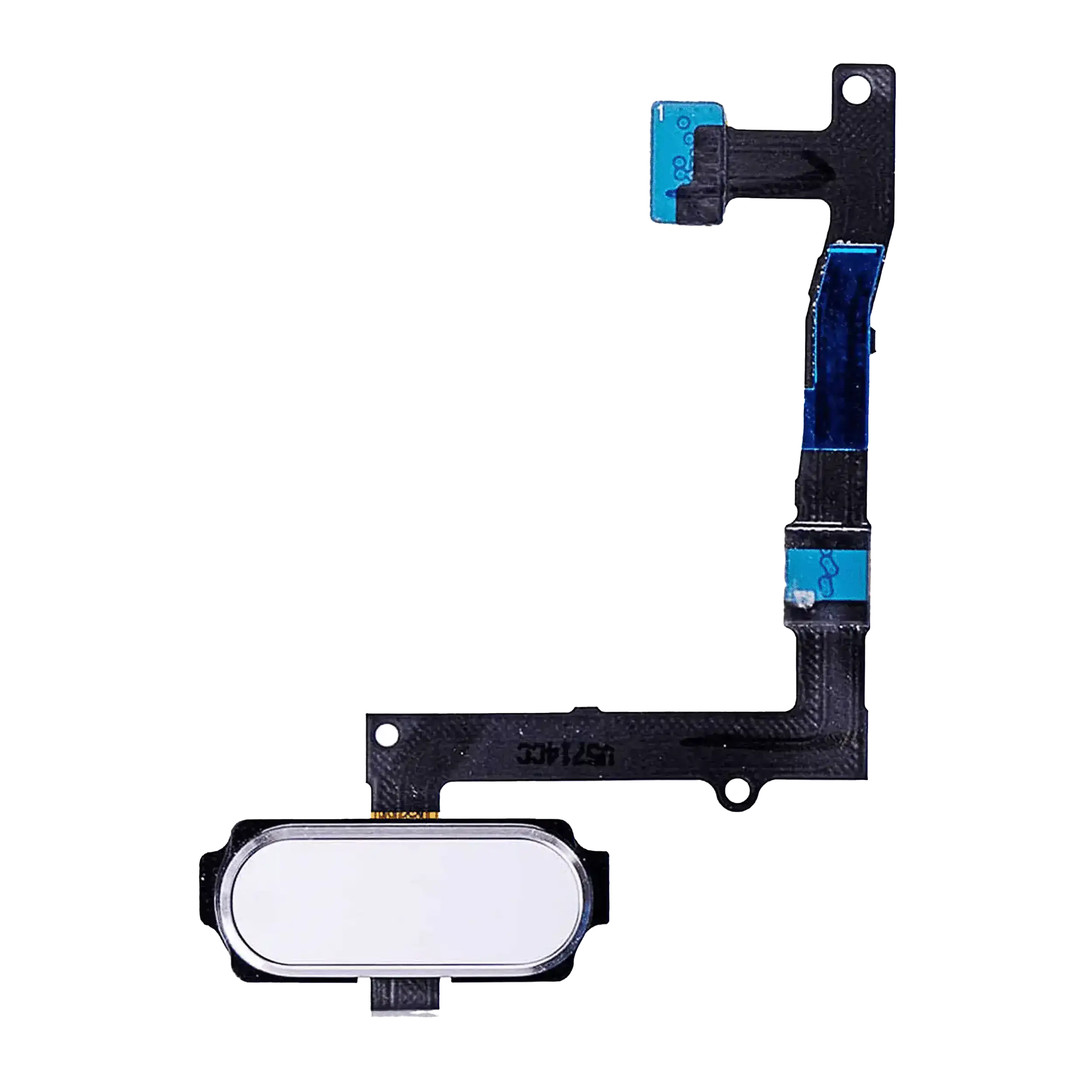 Home Button With Flex Cable Compatible For Samsung Galaxy S6 Edge Plus (White Pearl)