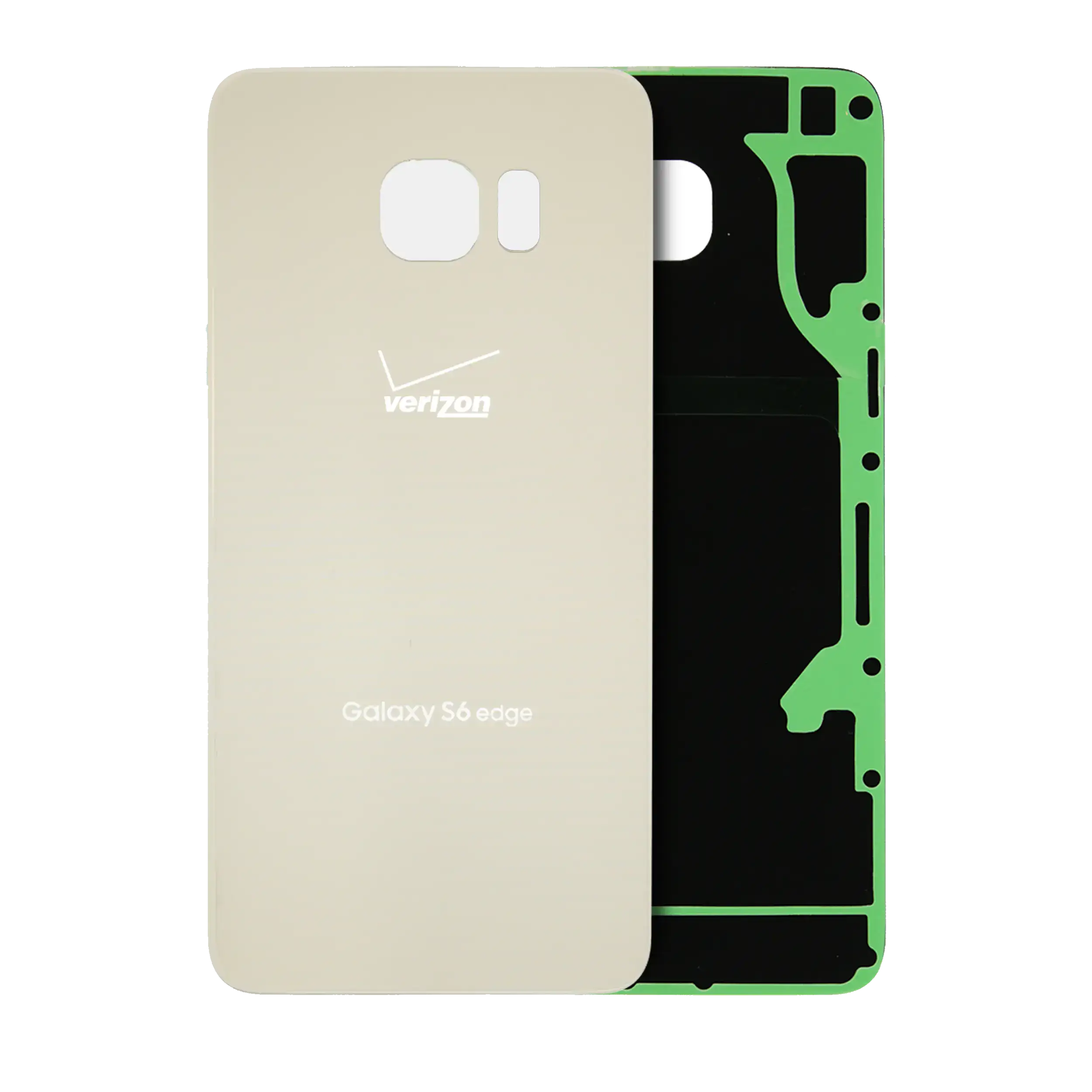 Back Cover Glass Compatible For Samsung Galaxy S6 Edge Plus (Verizon 4G) (Service Pack) (Gold)