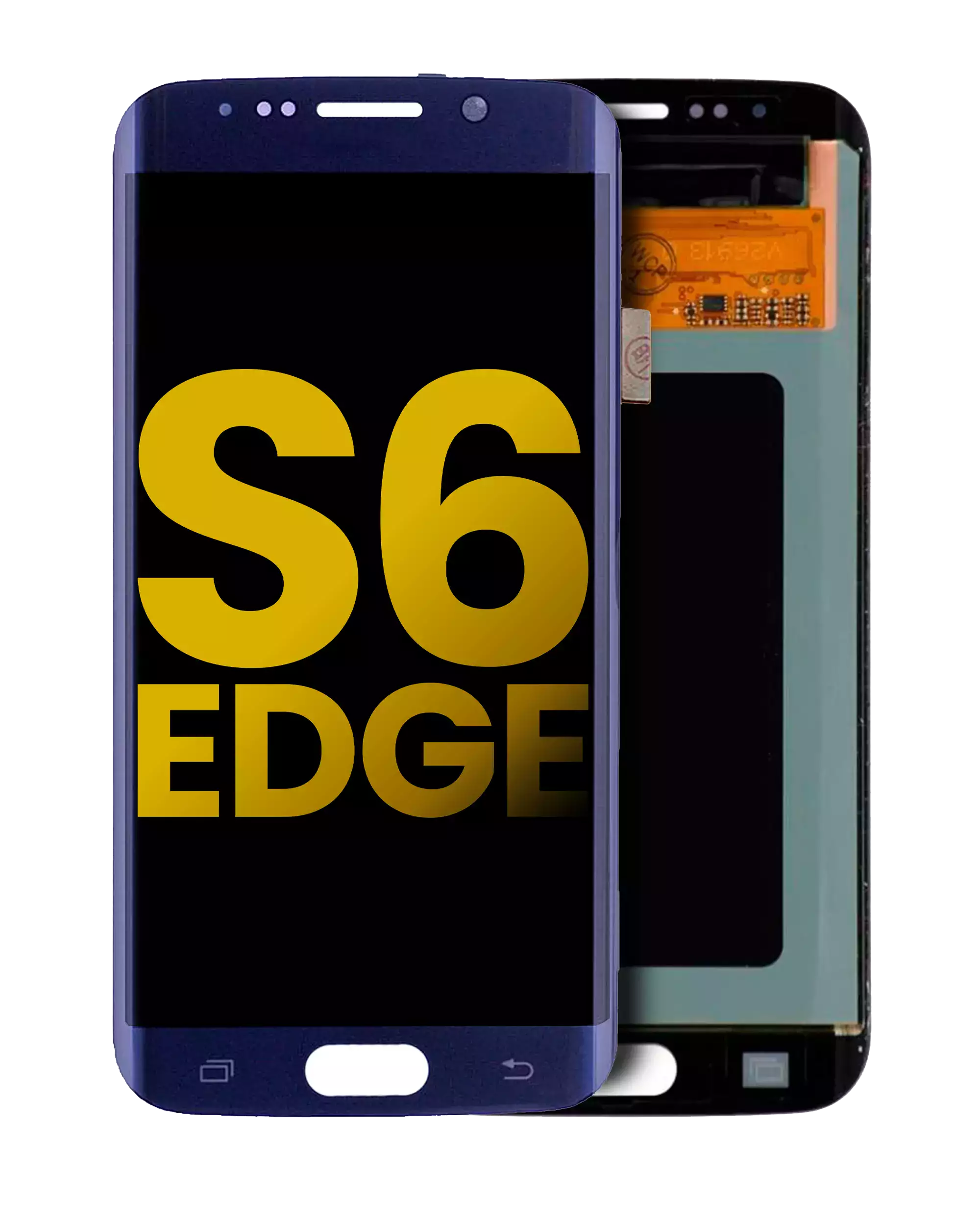 Oled Assembly Without Frame Compatible For Samsung Galaxy S6 Edge (Refurbished) (Black Sapphire)