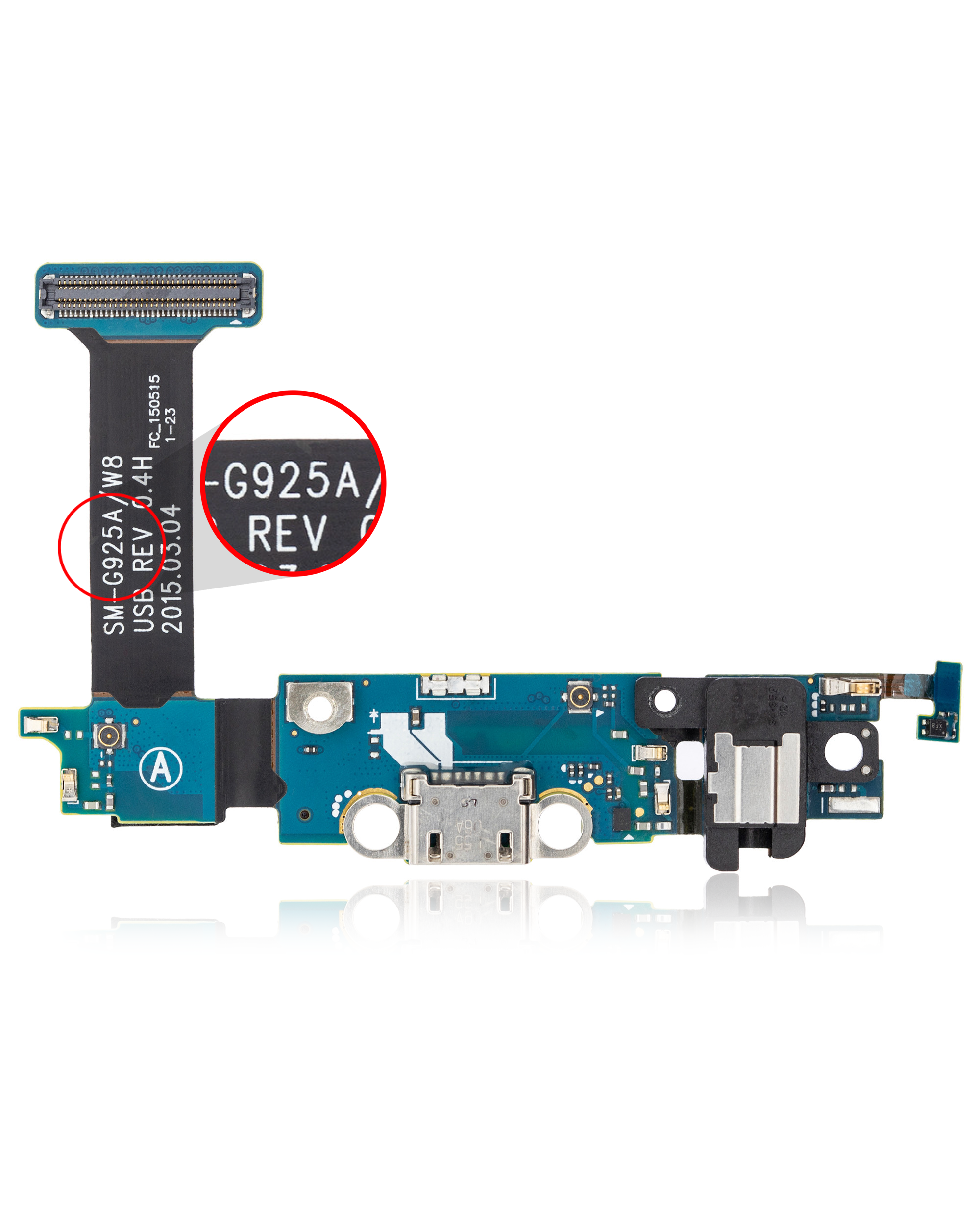 Charging Port Flex Cable Compatible For Samsung Galaxy S6 Edge (G925A) (At&T)