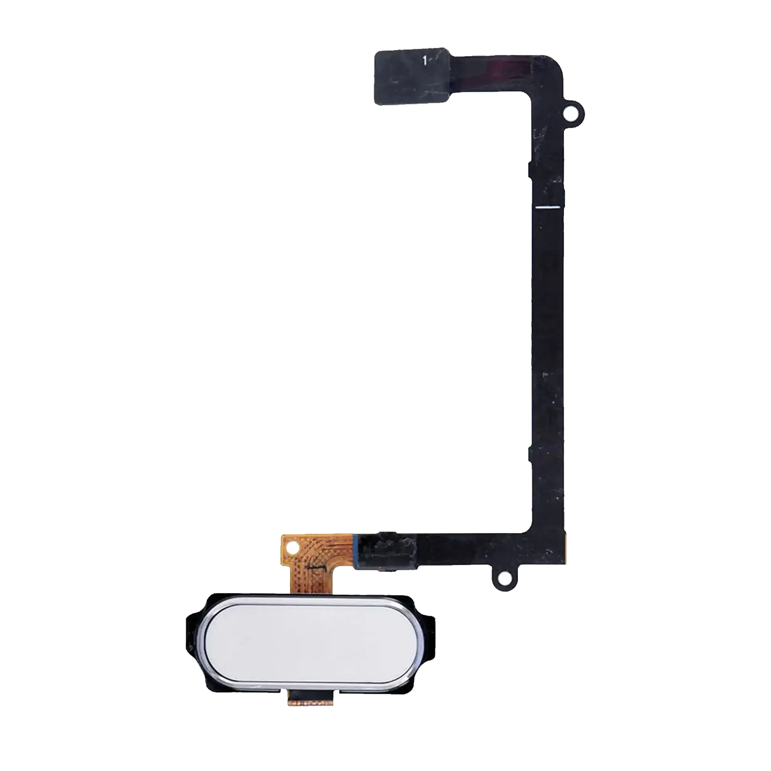 Home Button With Flex Cable Compatible For Samsung Galaxy S6 Edge (White)