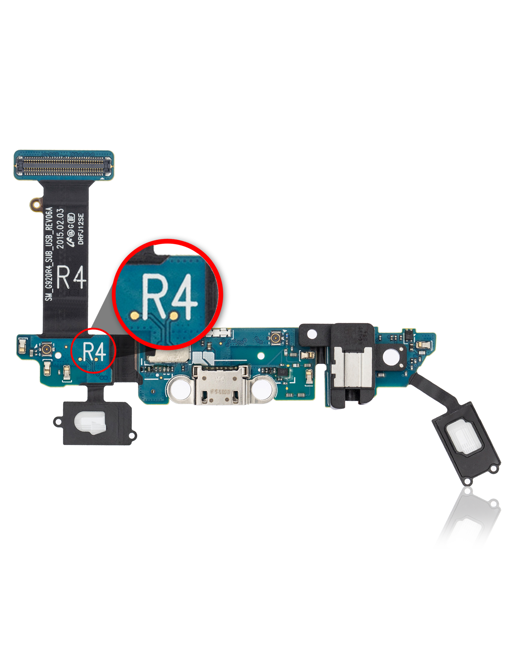 Charging Port Flex Cable Compatible For Samsung Galaxy S6 (G920R4) (Us Cellular)
