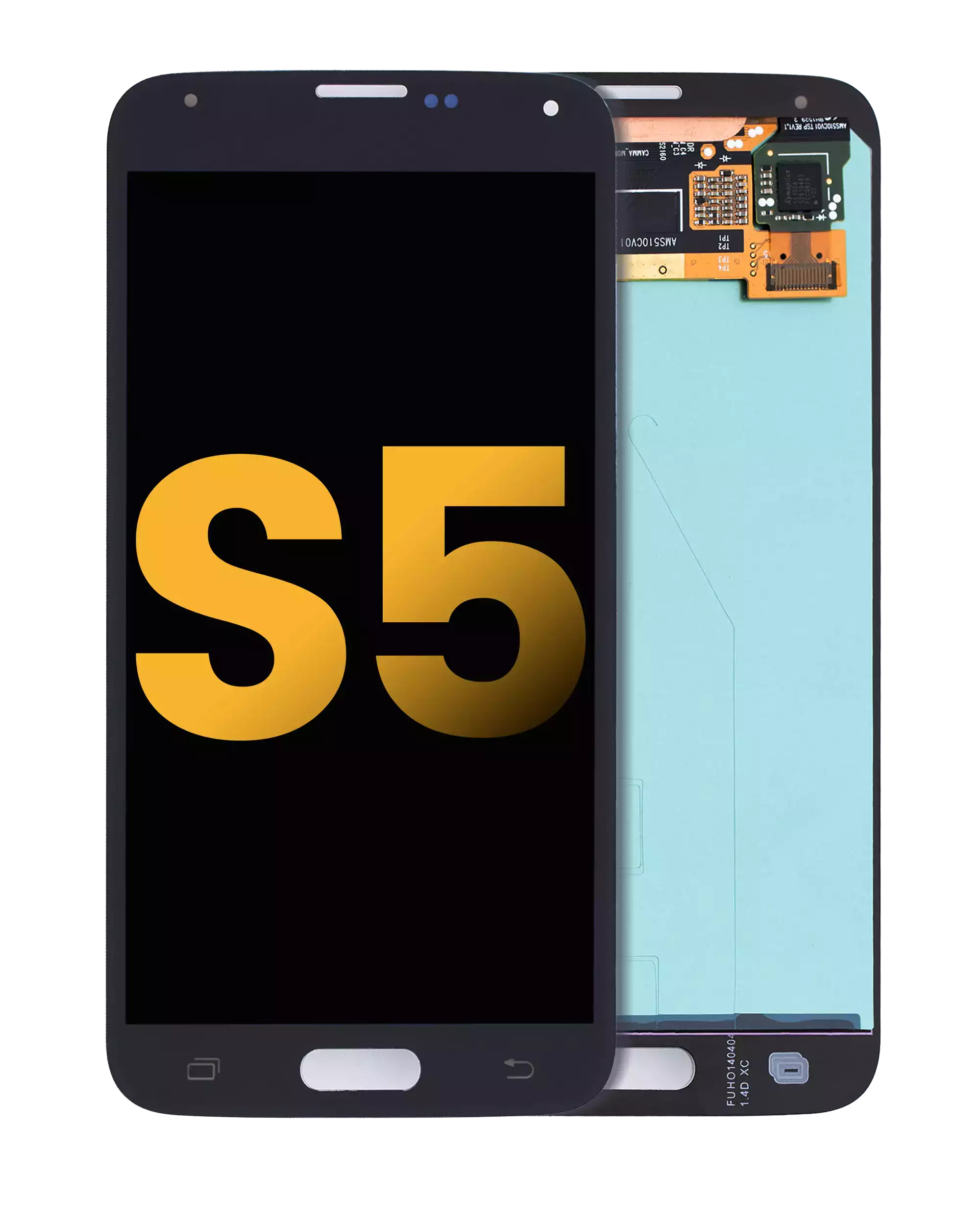 Oled Assembly Without Frame Compatible For Samsung Galaxy S5 (Refurbished) (Black)