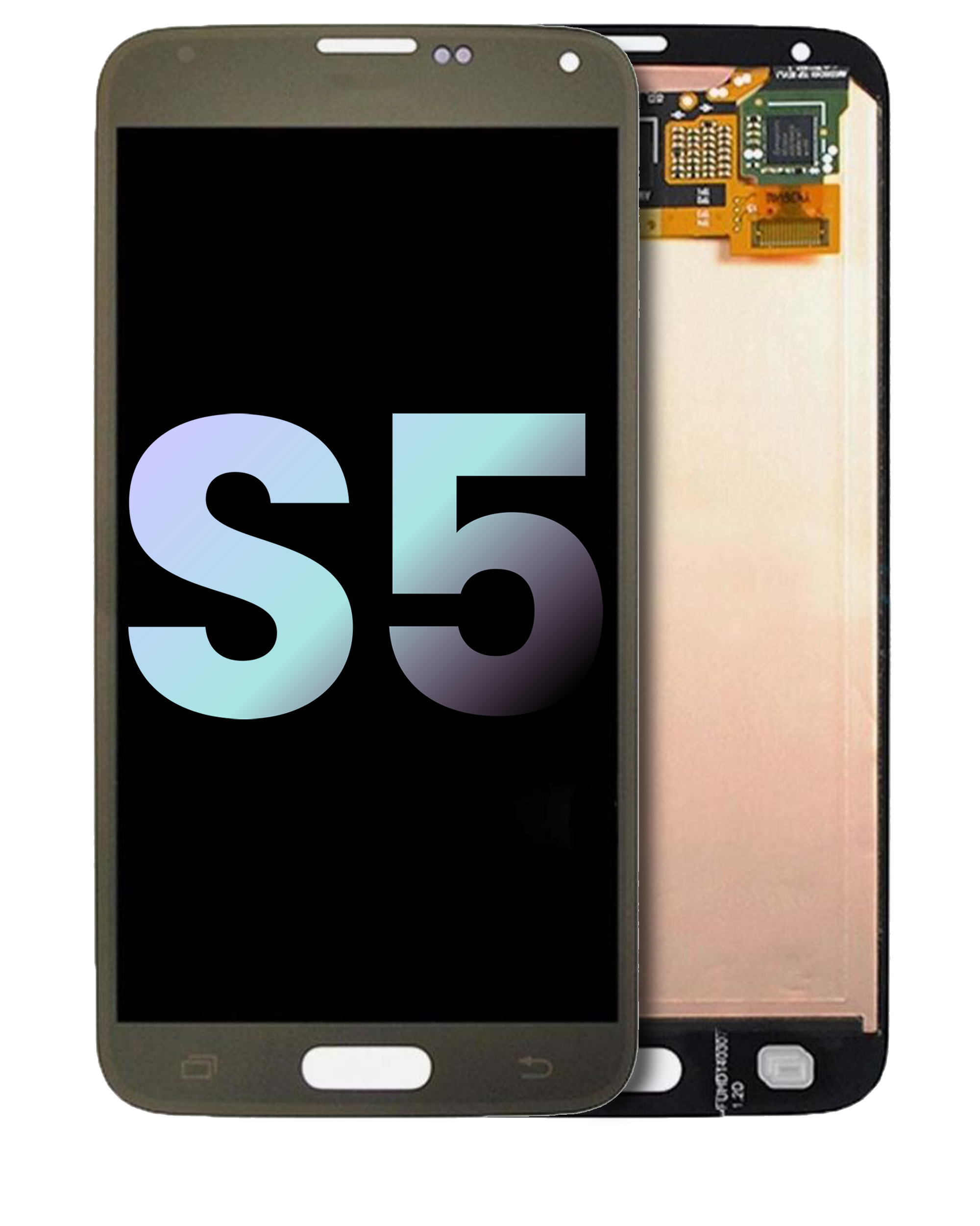 Lcd Assembly Without Frame Compatible For Samsung Galaxy S5 (Service Pack) (Gold)