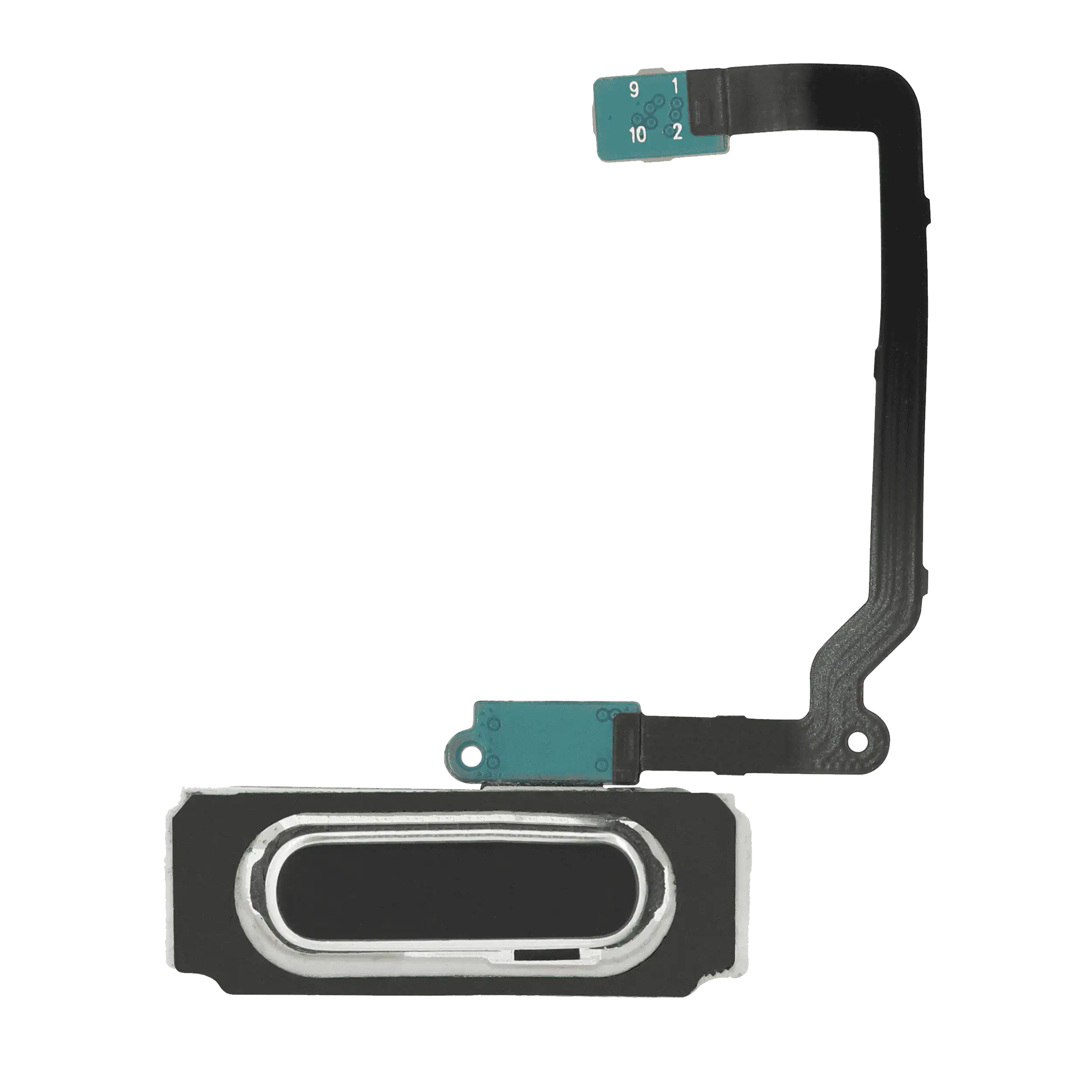 Home Button With Flex Cable Compatible For Samsung Galaxy S5 (Black)