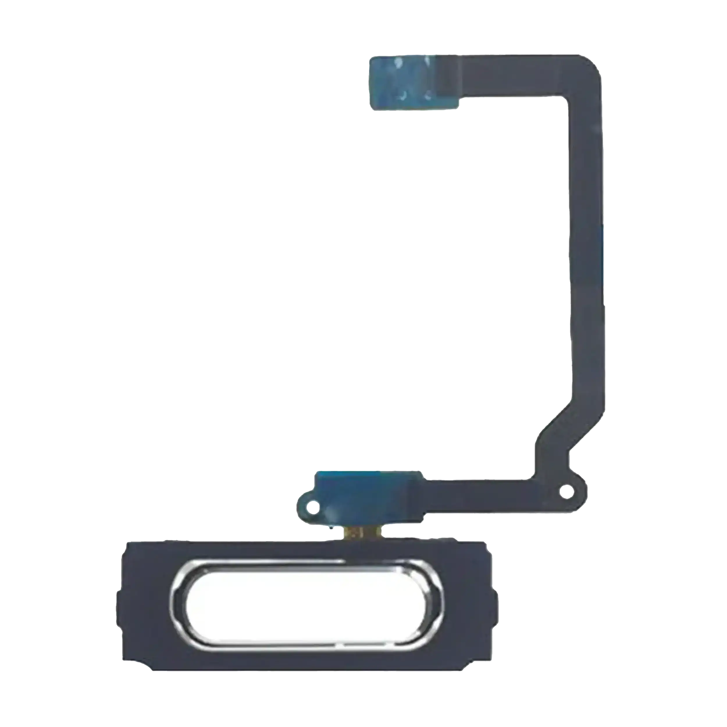 Home Button With Flex Cable Compatible For Samsung Galaxy S5 (White)