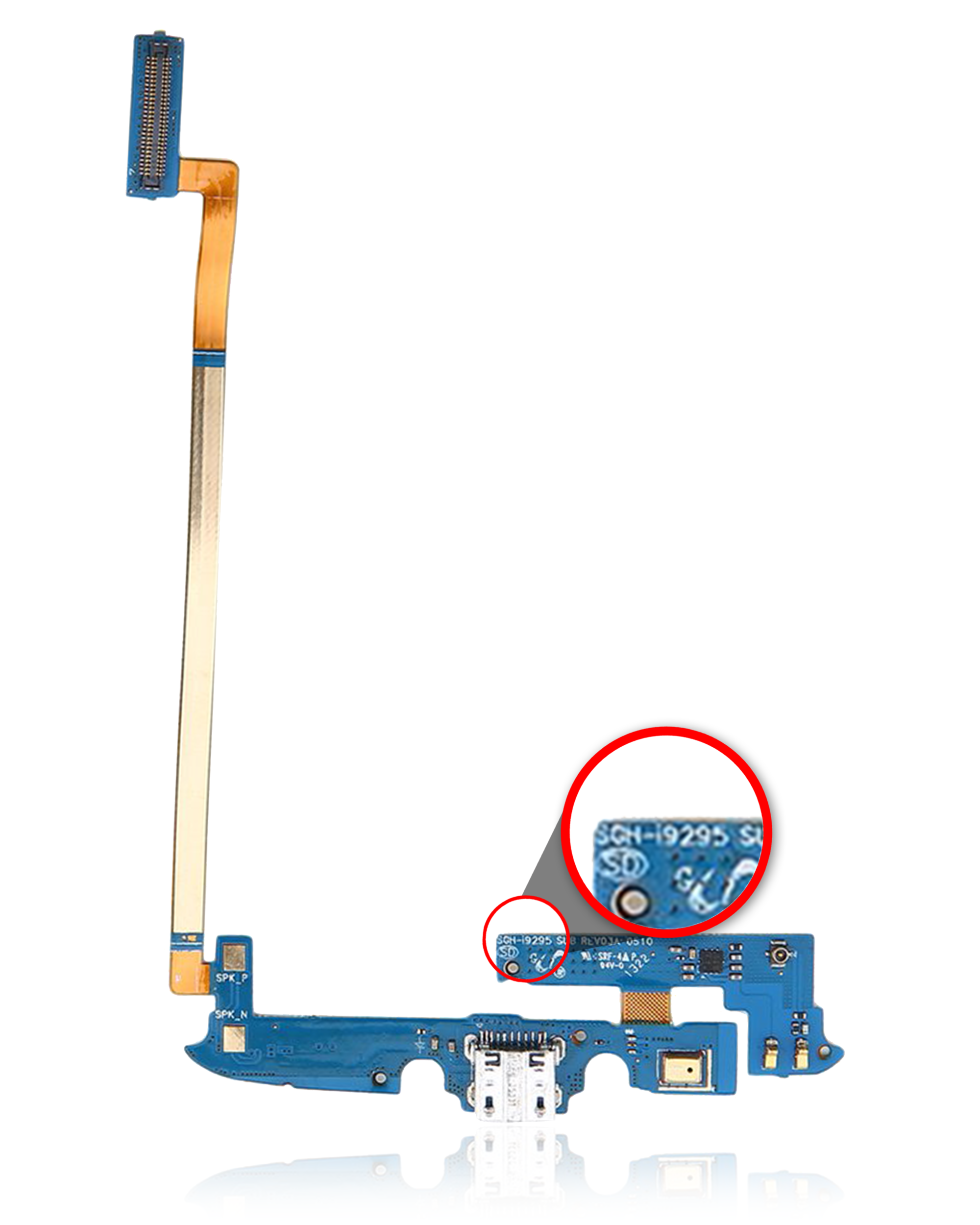 Charging Port Flex Cable Compatible For Samsung Galaxy S4 Active (I537) (At&T)