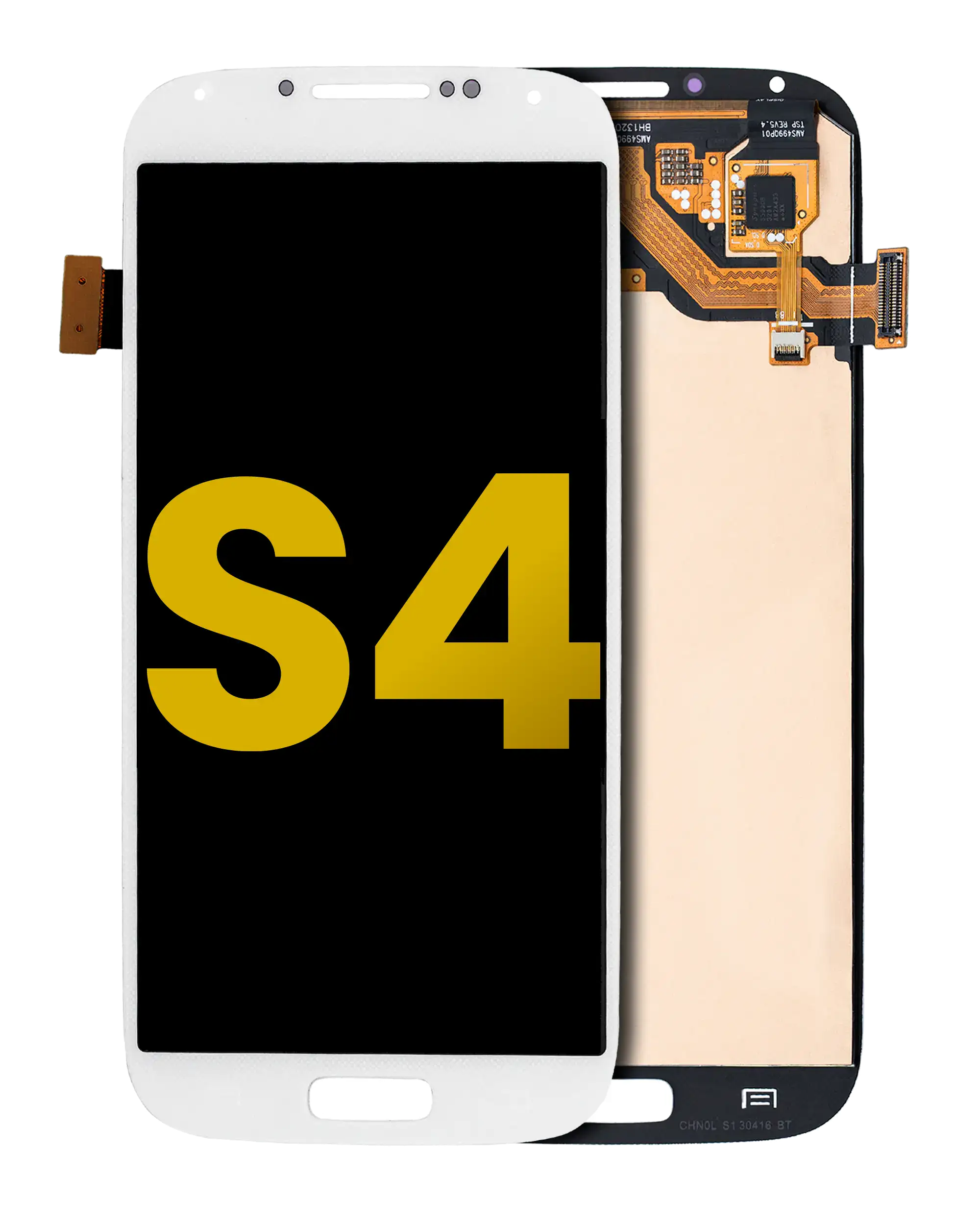 Oled Assembly Without Frame Compatible For Samsung Galaxy S4 (Refurbished) (White)