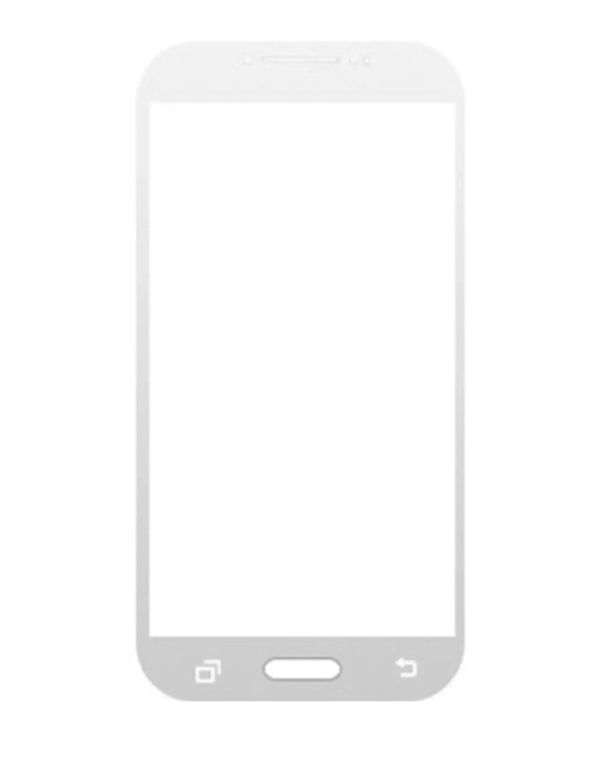Front Glass Compatible For Samsung Galaxy S4 (White)