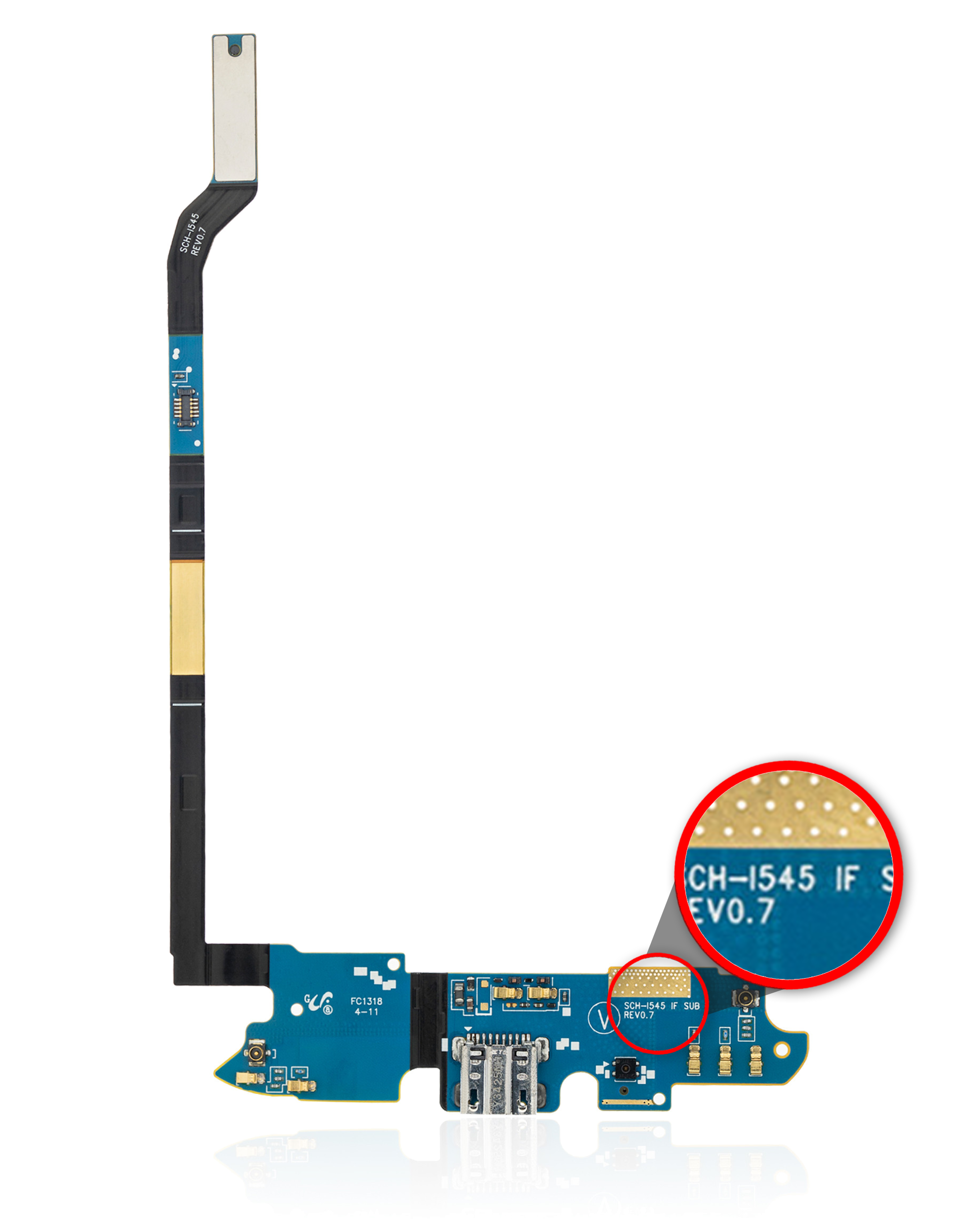 Charging Port Flex Cable Compatible For Samsung Galaxy S4 (I545) (Verizon)