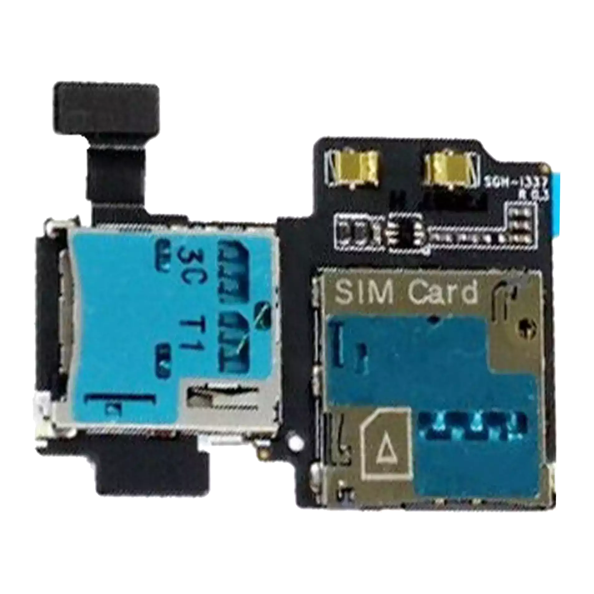Sim Tray Sd Card Reader Compatible For Samsung Galaxy S4 (I337 / M919) (At&T / T-Mobile)