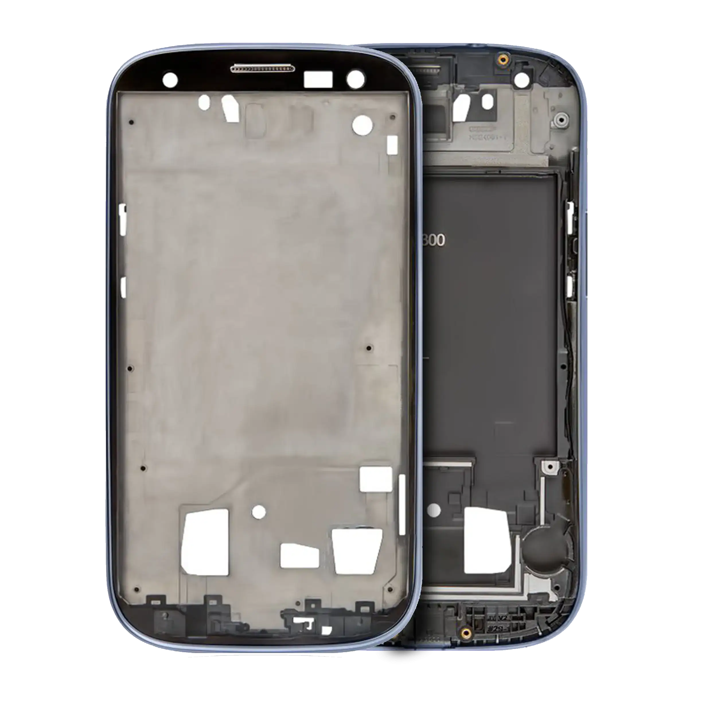 Lcd Frame Compatible For Samsung Galaxy S3 (Verizon / Straight Talk) (I535) (Blue)