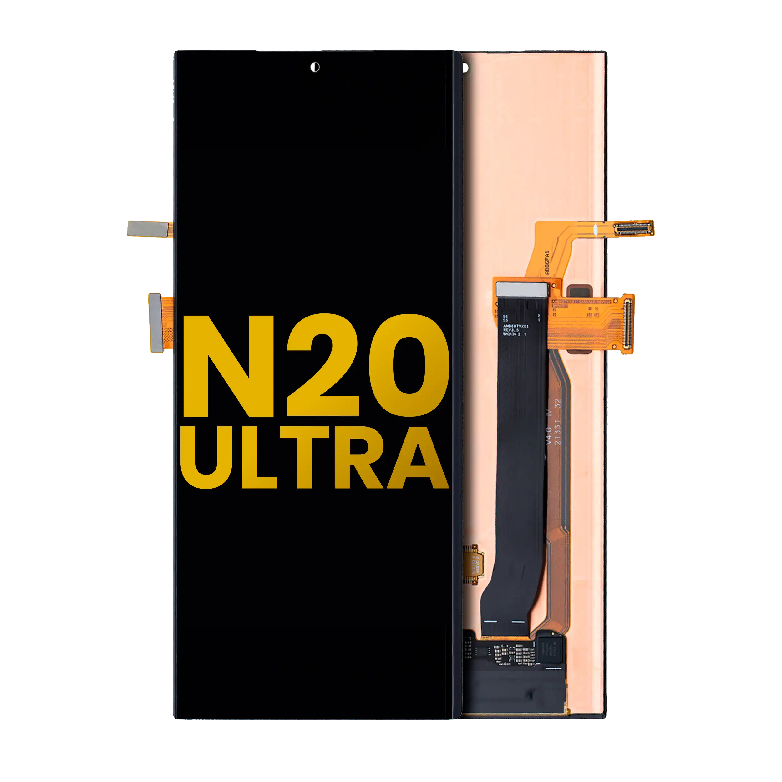 Oled Assembly Without Frame Compatible For Samsung Galaxy Note 20 Ultra 5G (Refurbished) (All Colors)