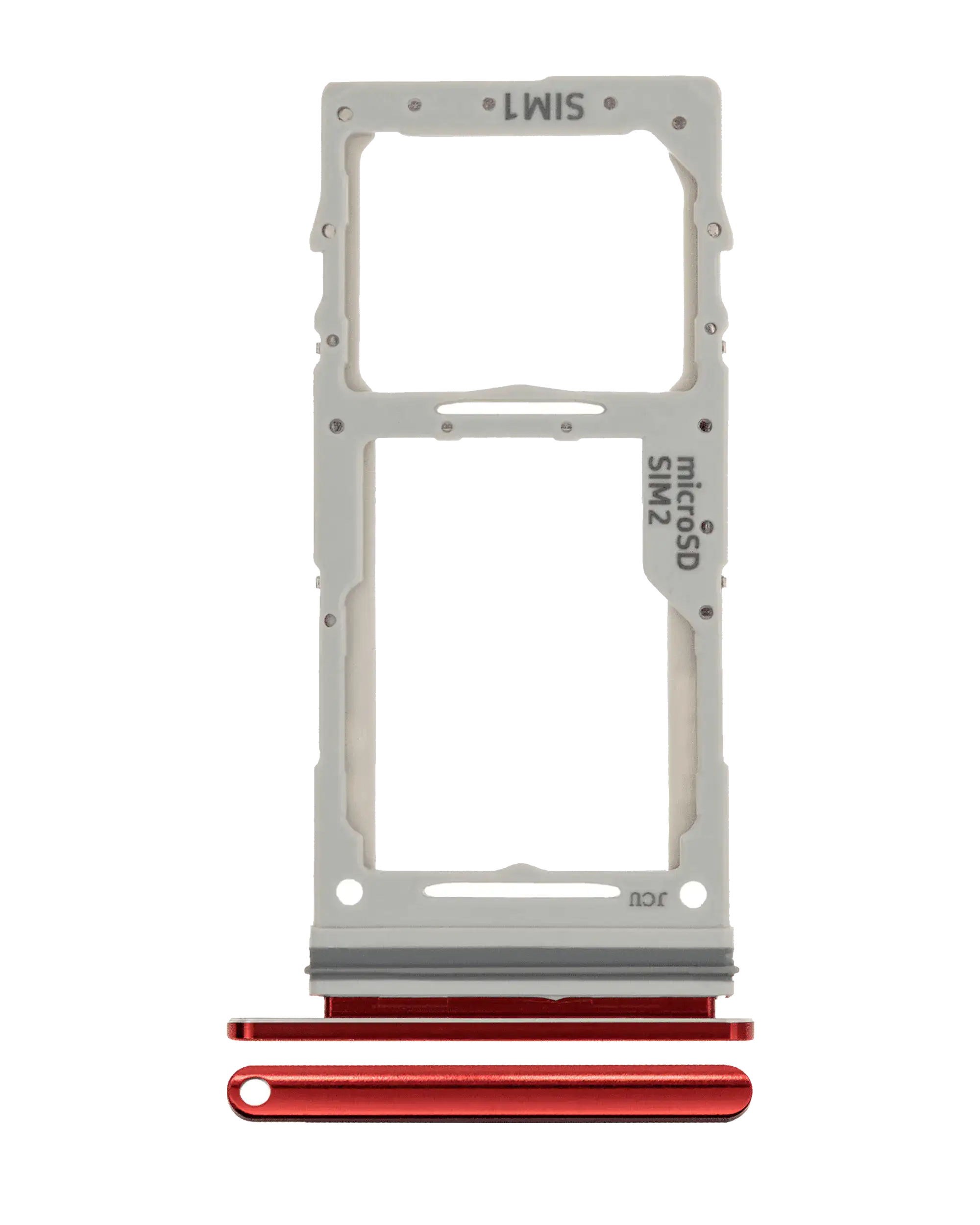 Dual Sim Card Tray Compatible For Samsung Galaxy Note 10 Lite (Aura Red)