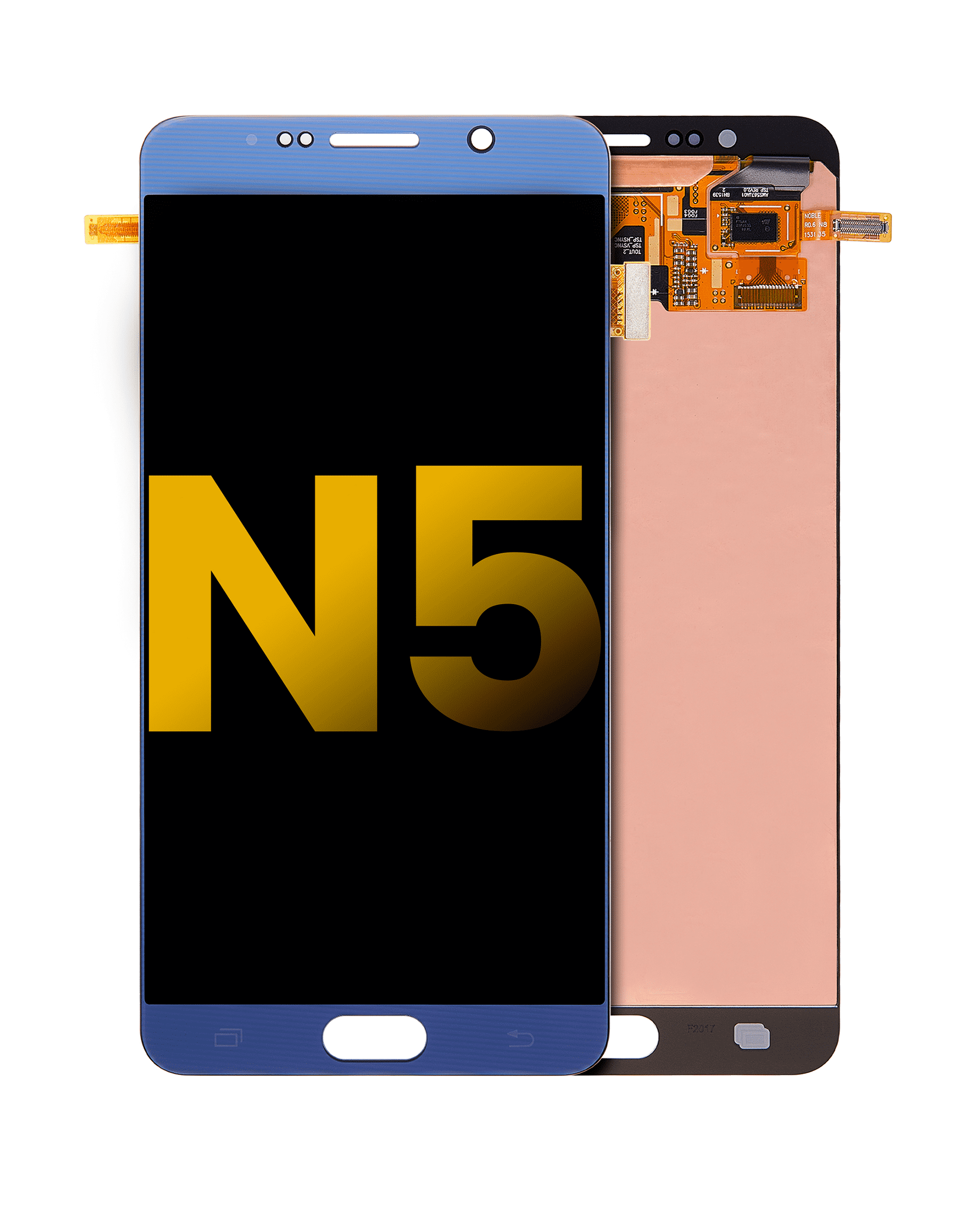 Oled Assembly Without Frame Compatible For Samsung Galaxy Note 5 (Refurbished) (Black Sapphire)