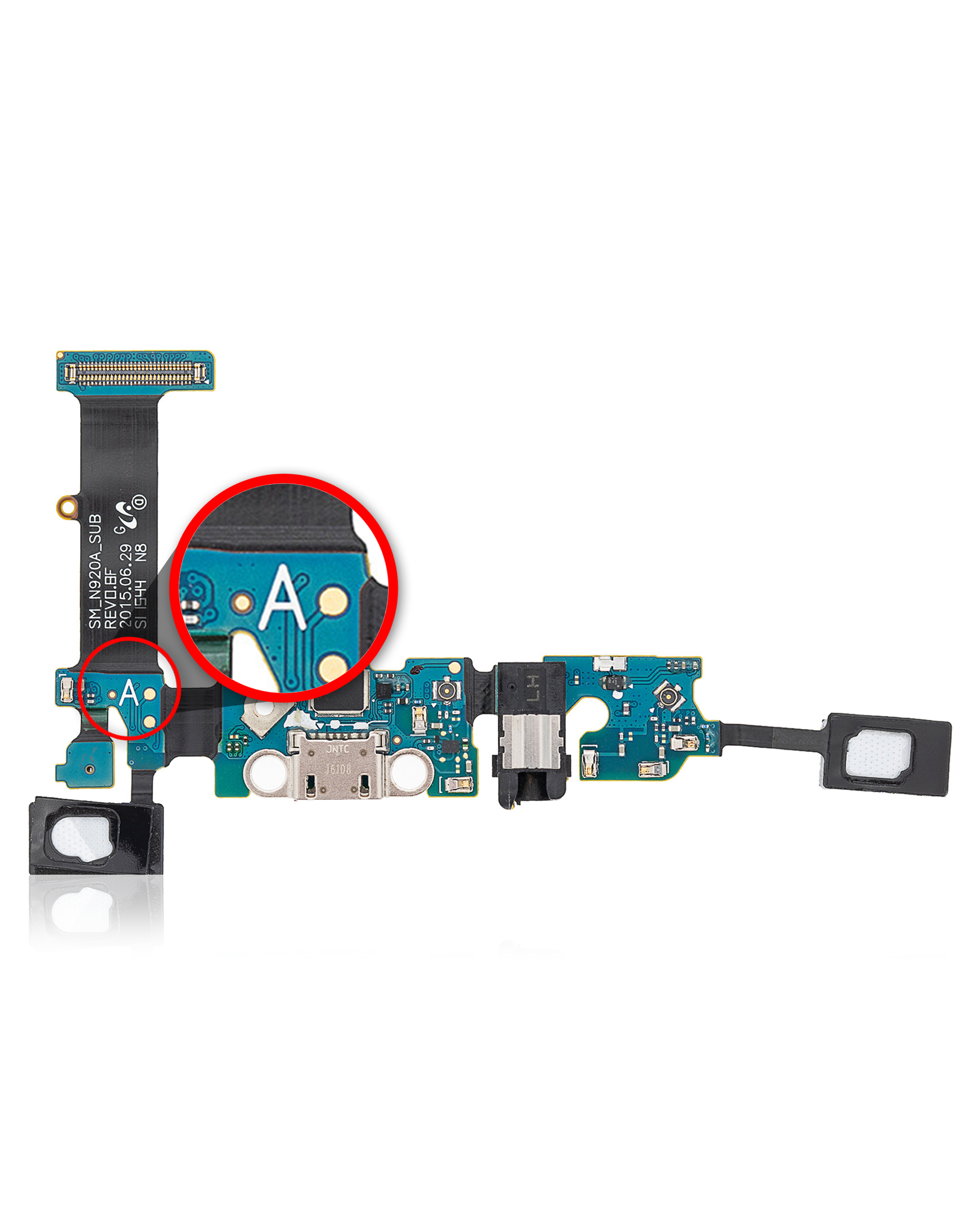 Charging Port Flex Cable Compatible For Samsung Galaxy Note 5 (N920A) (At&T)
