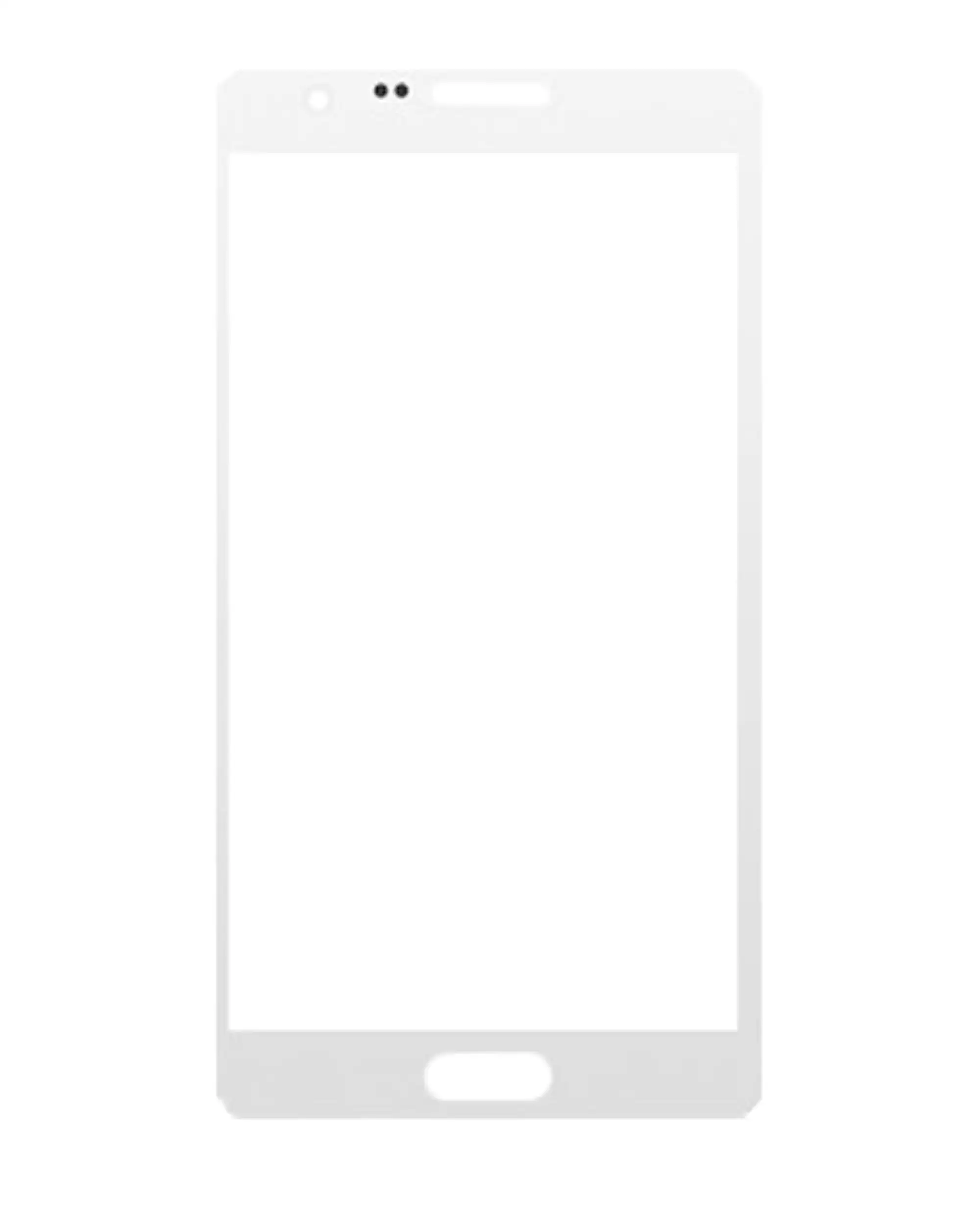 Front Glass Compatible For Samsung Galaxy Note 4 (White)