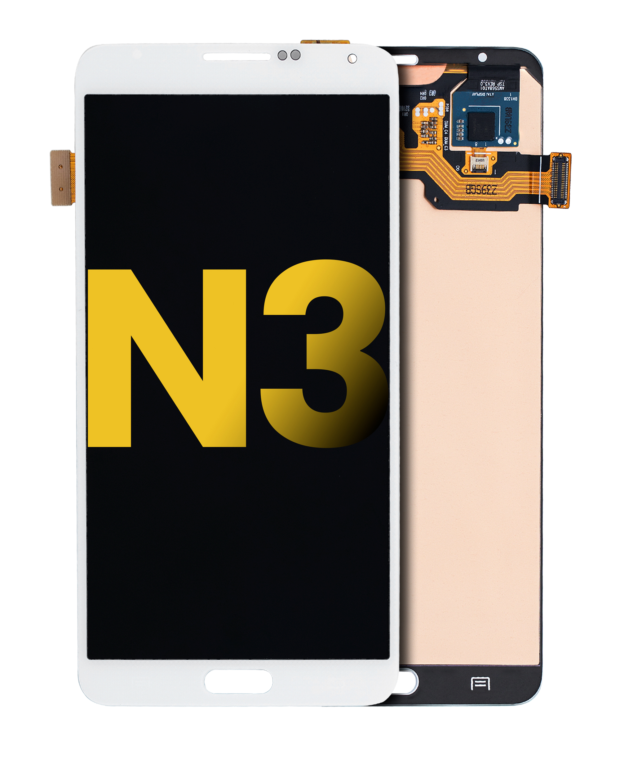 Oled Assembly Without Frame Compatible For Samsung Galaxy Note 3 (Refurbished) (All Models) (White)