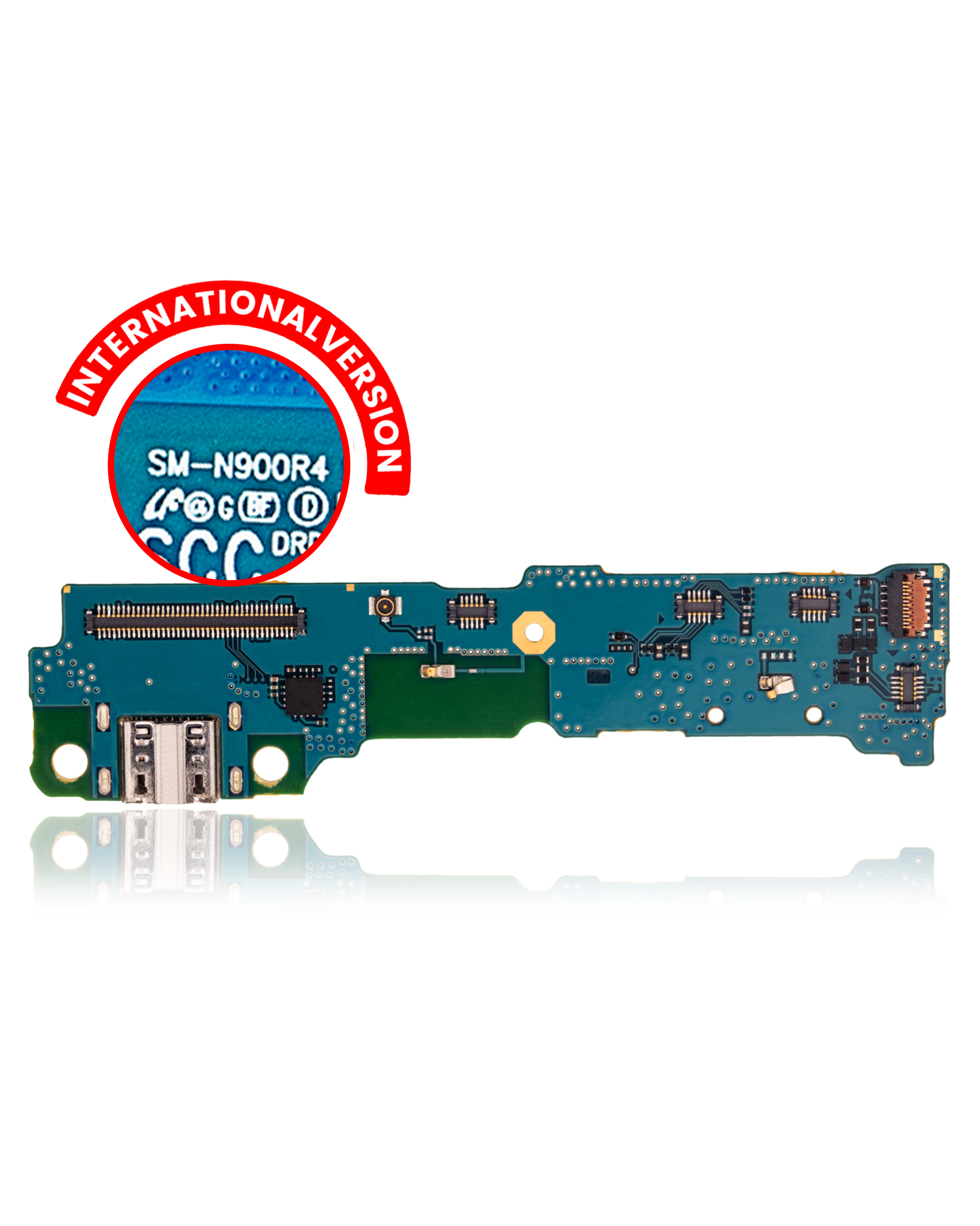 Charging Port Flex Cable Compatible For Samsung Galaxy Note 3 (N900R4) (International Version)