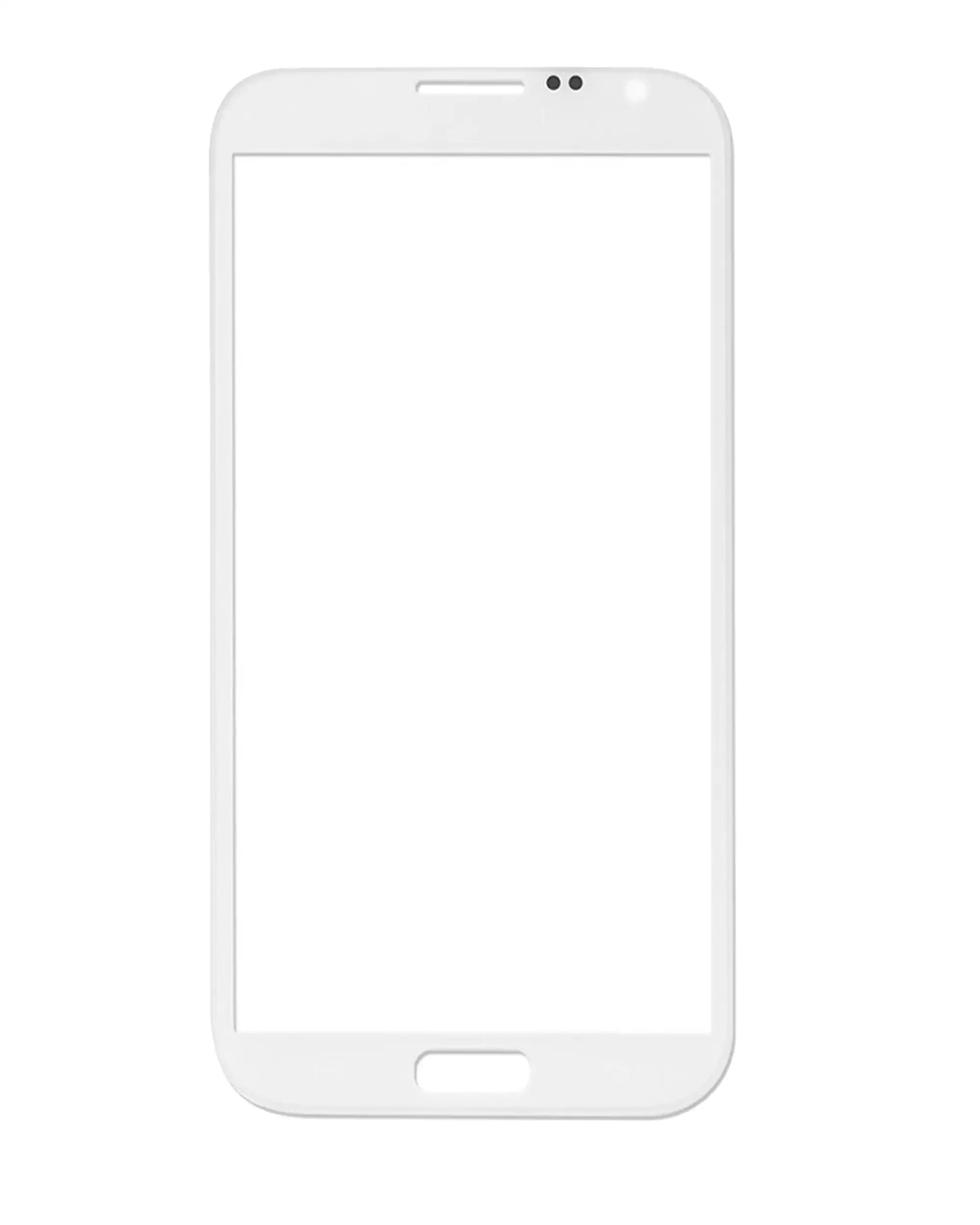 Front Glass Compatible For Samsung Galaxy Note 2 (White)