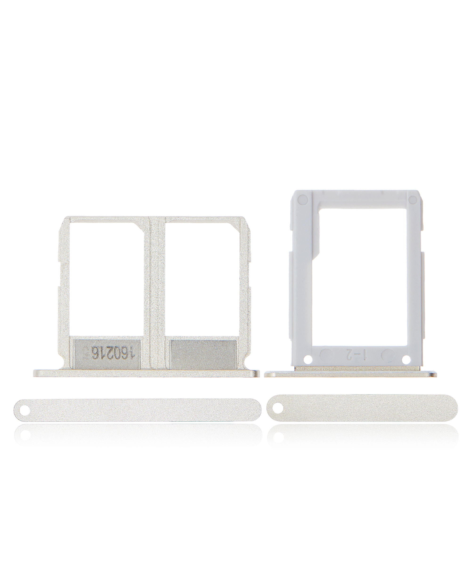 Dual Sim Card Tray Compatible For Samsung Galaxy A9 Pro (A910 / 2016) (Gold) (2 Piece Set)