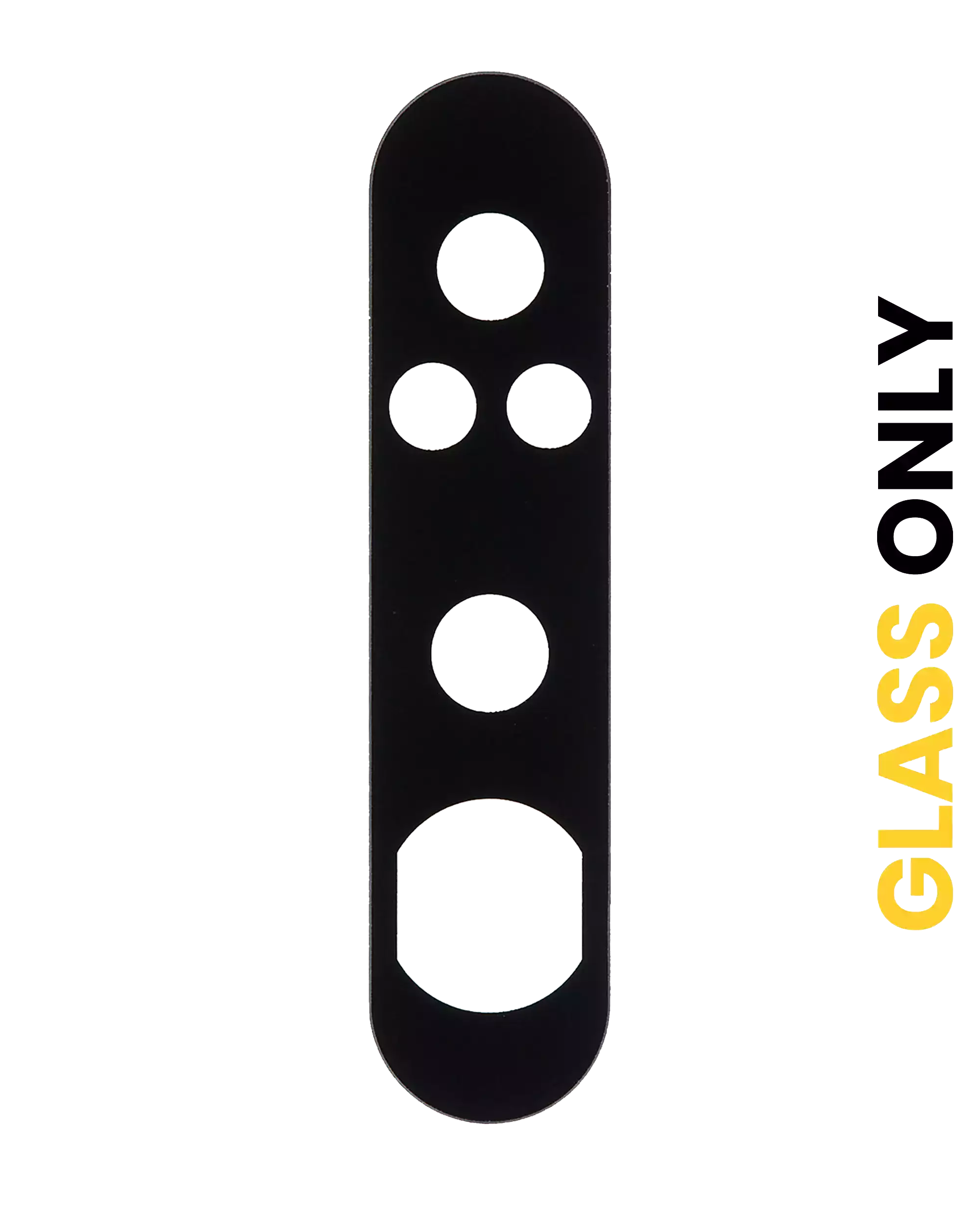 Back Camera Lens (Glass Only) With Adhesive Compatible For Samsung Galaxy A80 (A805 / 2019)
