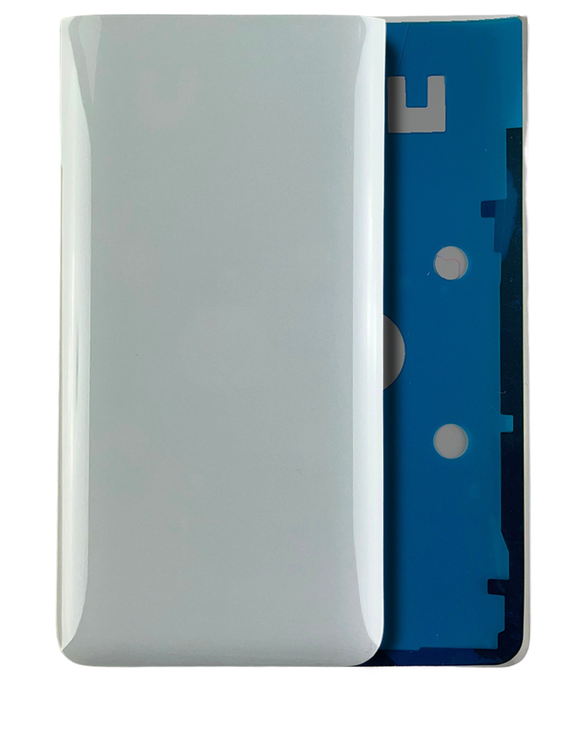 Back Cover Glass Compatible For Samsung Galaxy A80 (A805 / 2019) (Ghost White)