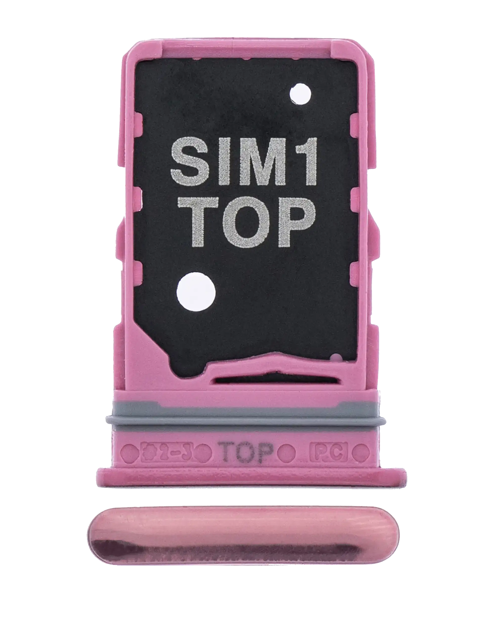 Dual Sim Card Tray Compatible For Samsung Galaxy A80 (A805 / 2019) (Pink)