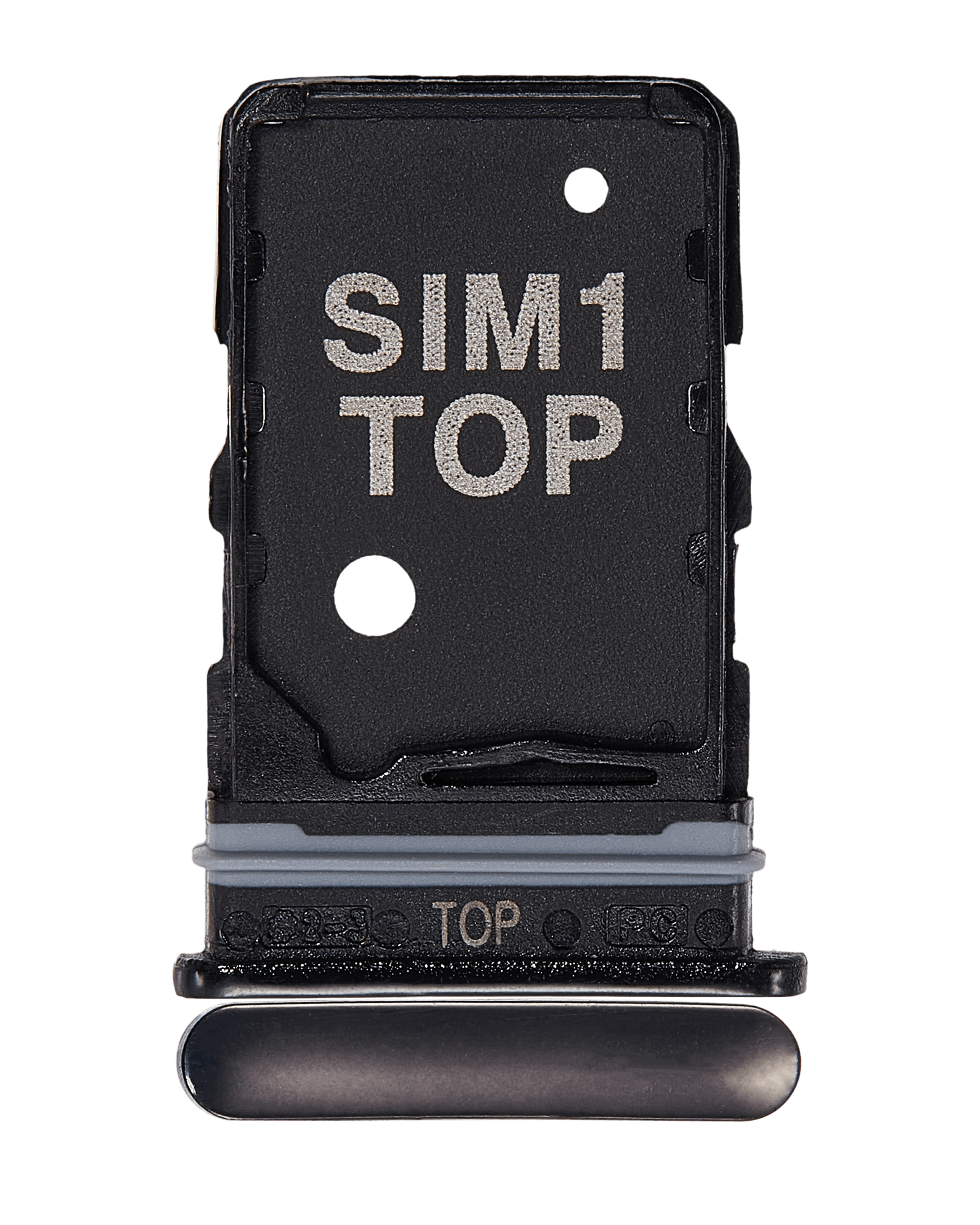 Dual Sim Card Tray Compatible For Samsung Galaxy A80 (A805 / 2019) (Phantom Black)