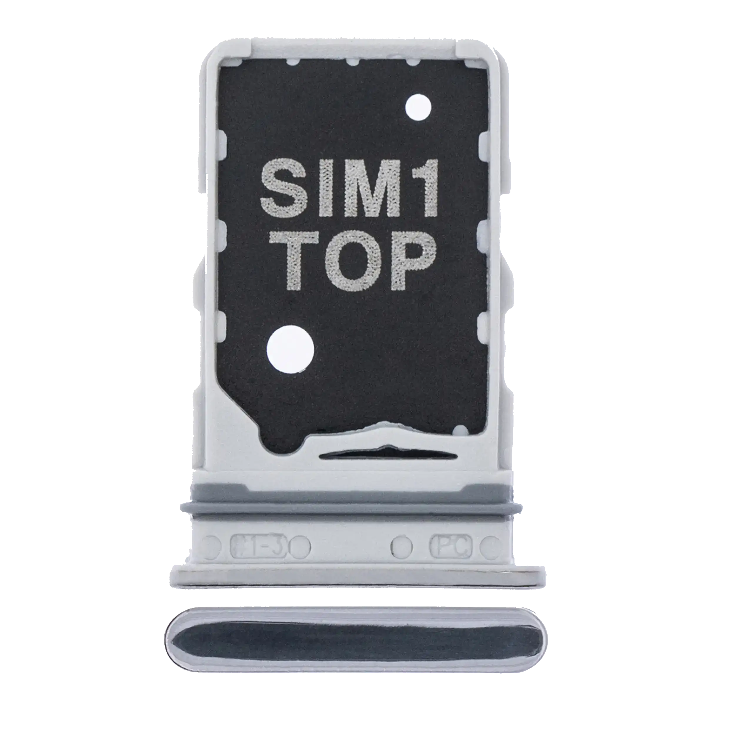 Single Sim Card Tray Compatible For Samsung Galaxy A80 (A805 / 2019) (Ghost White)