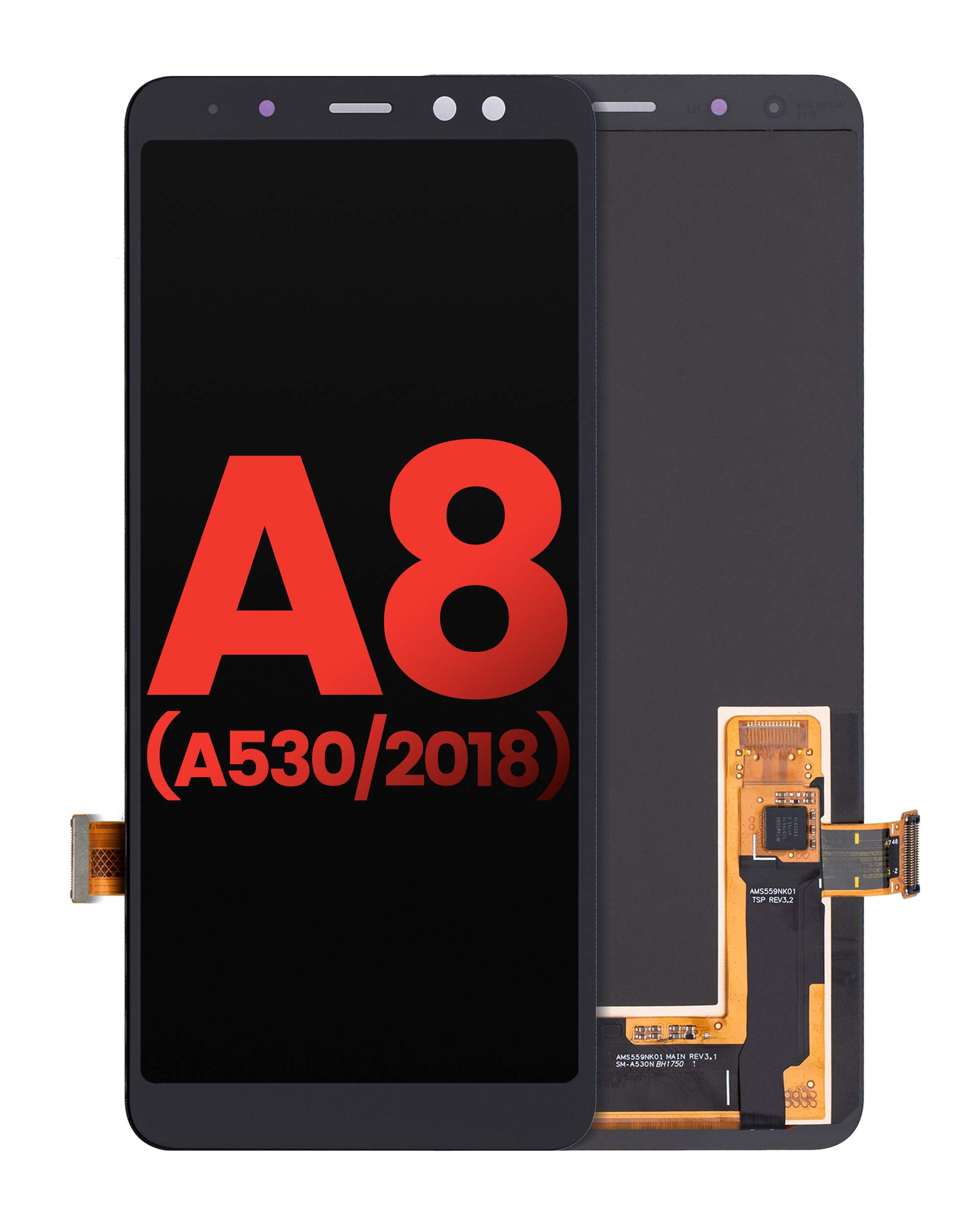 Oled Assembly Without Frame Compatible For Samsung Galaxy A8 (A530 / 2018) (Aftermarket Plus) (All Colors)