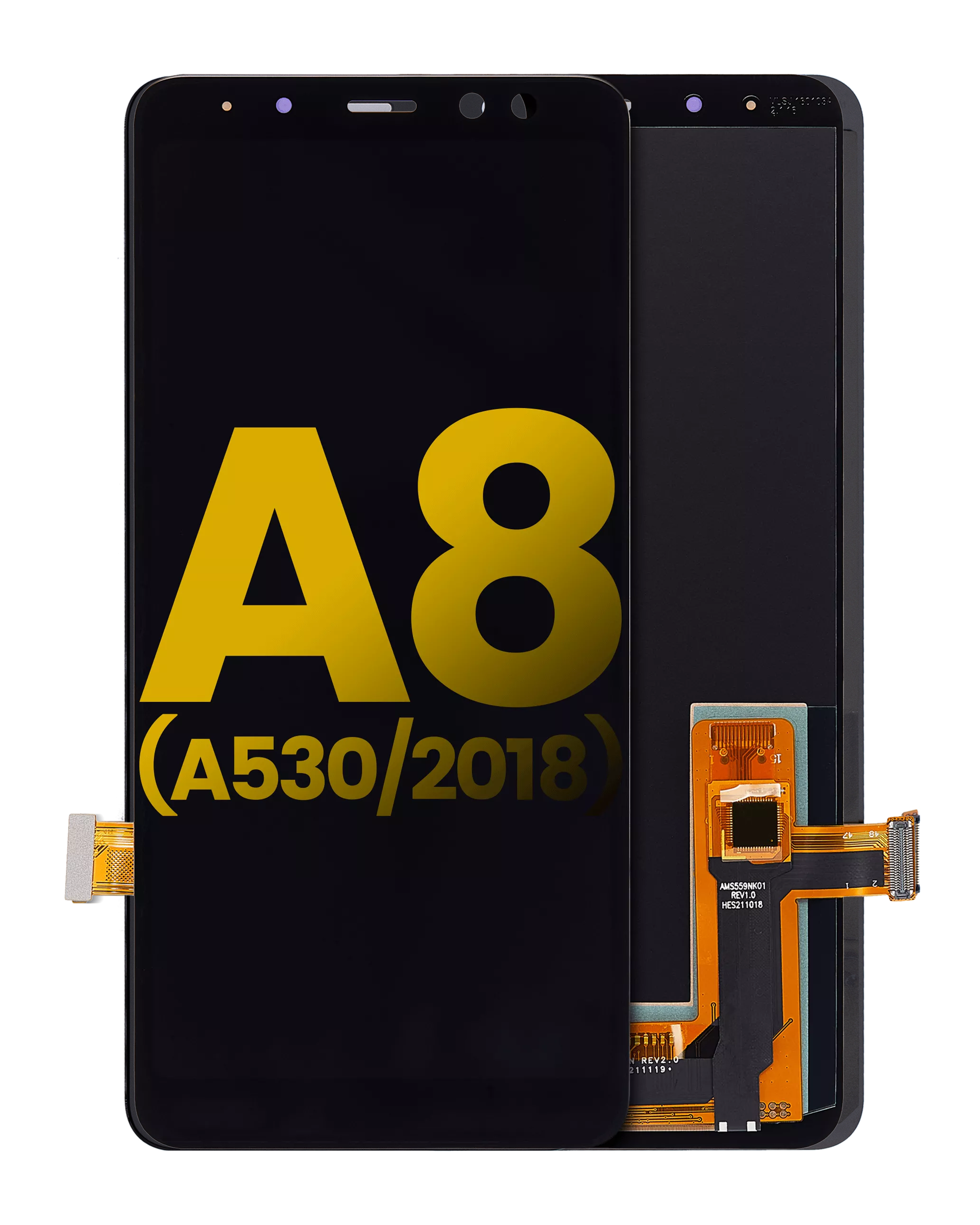 Oled Assembly Without Frame Compatible For Samsung Galaxy A8 (A530 / 2018) (Refurbished) (All Colors)