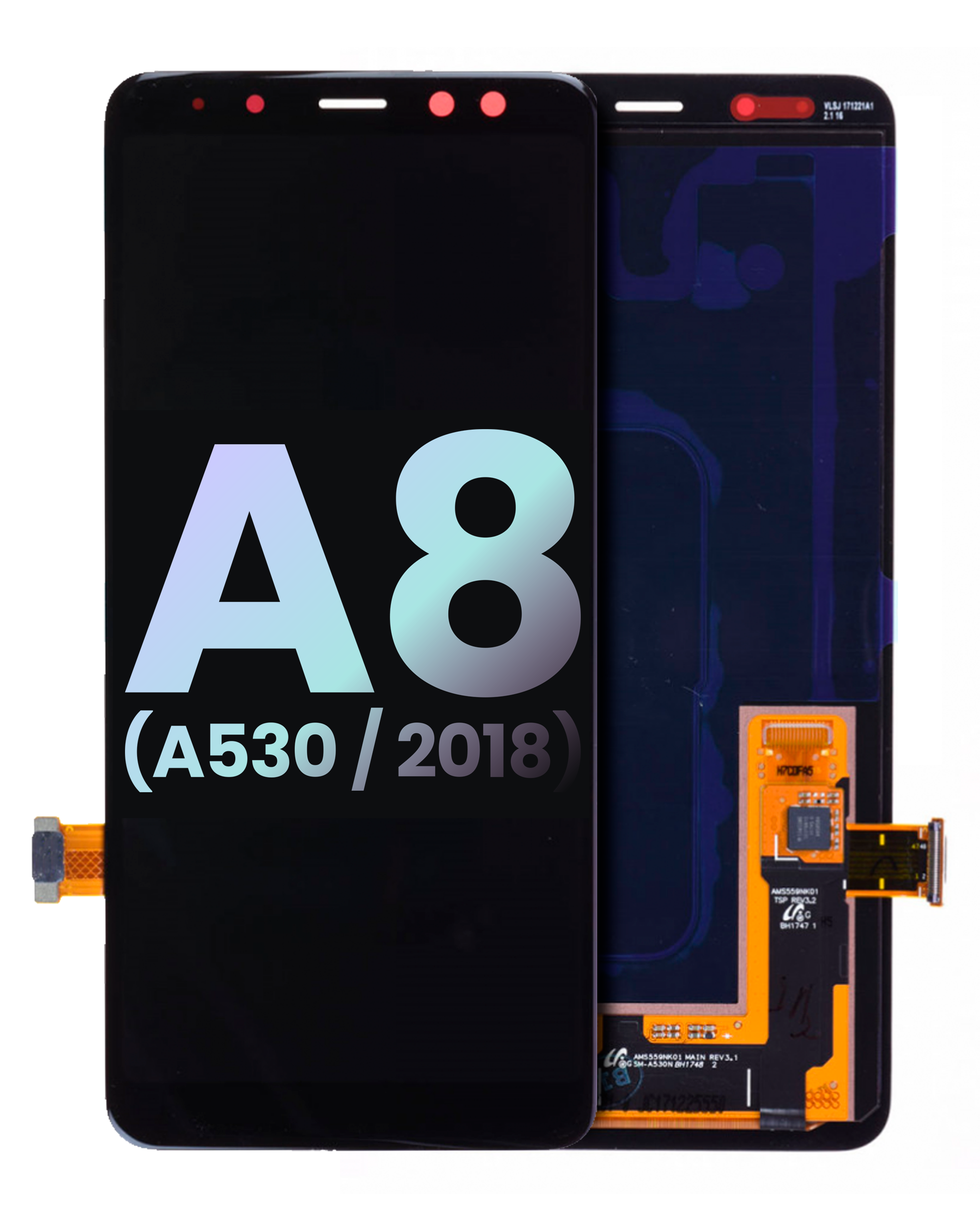 Oled Assembly Without Frame Compatible For Samsung Galaxy A8 (A530 / 2018) (Service Pack) (All Colors)