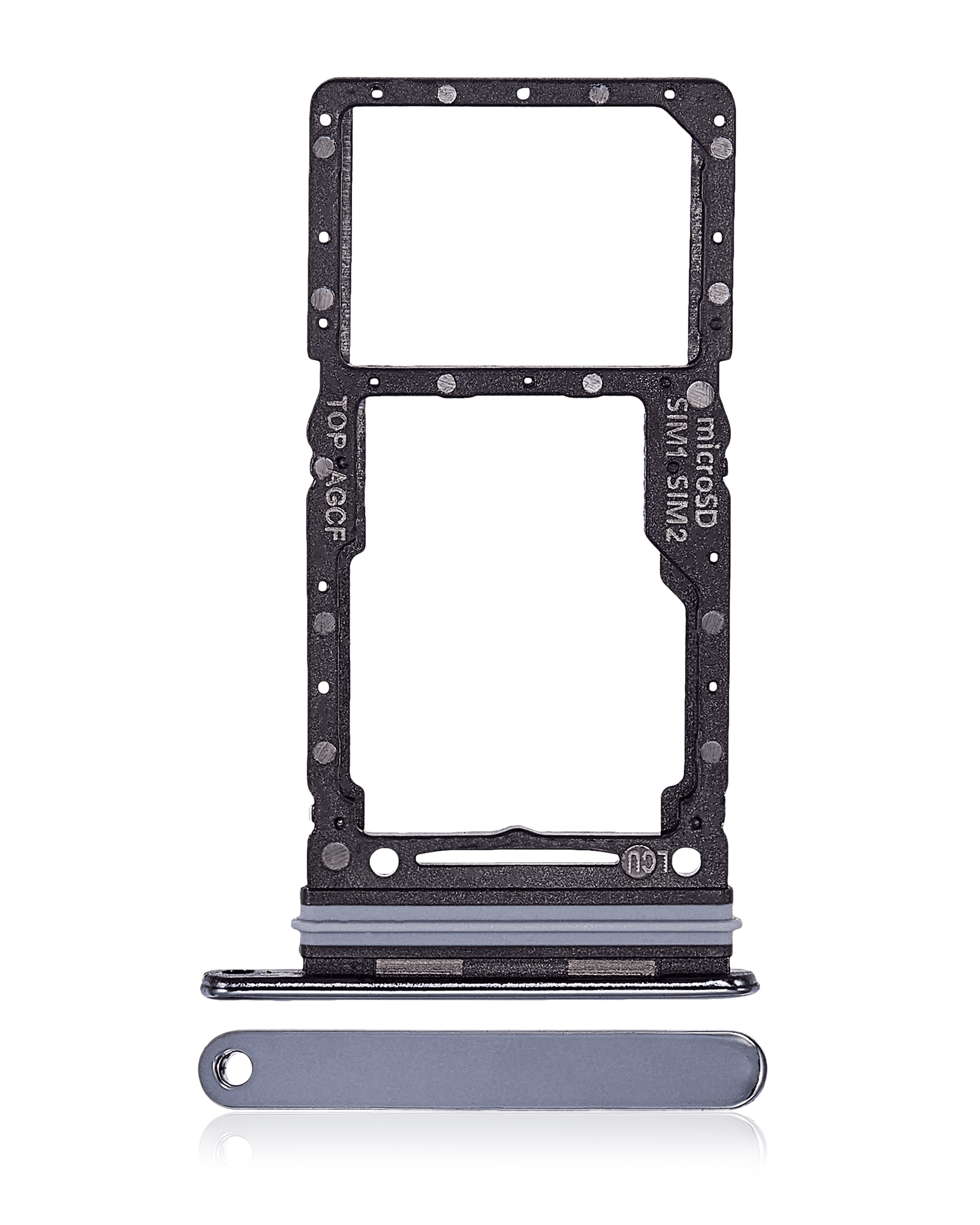 Dual Sim Card Tray Compatible For Samsung Galaxy A73 5G (A736 / 2022) (Gray)
