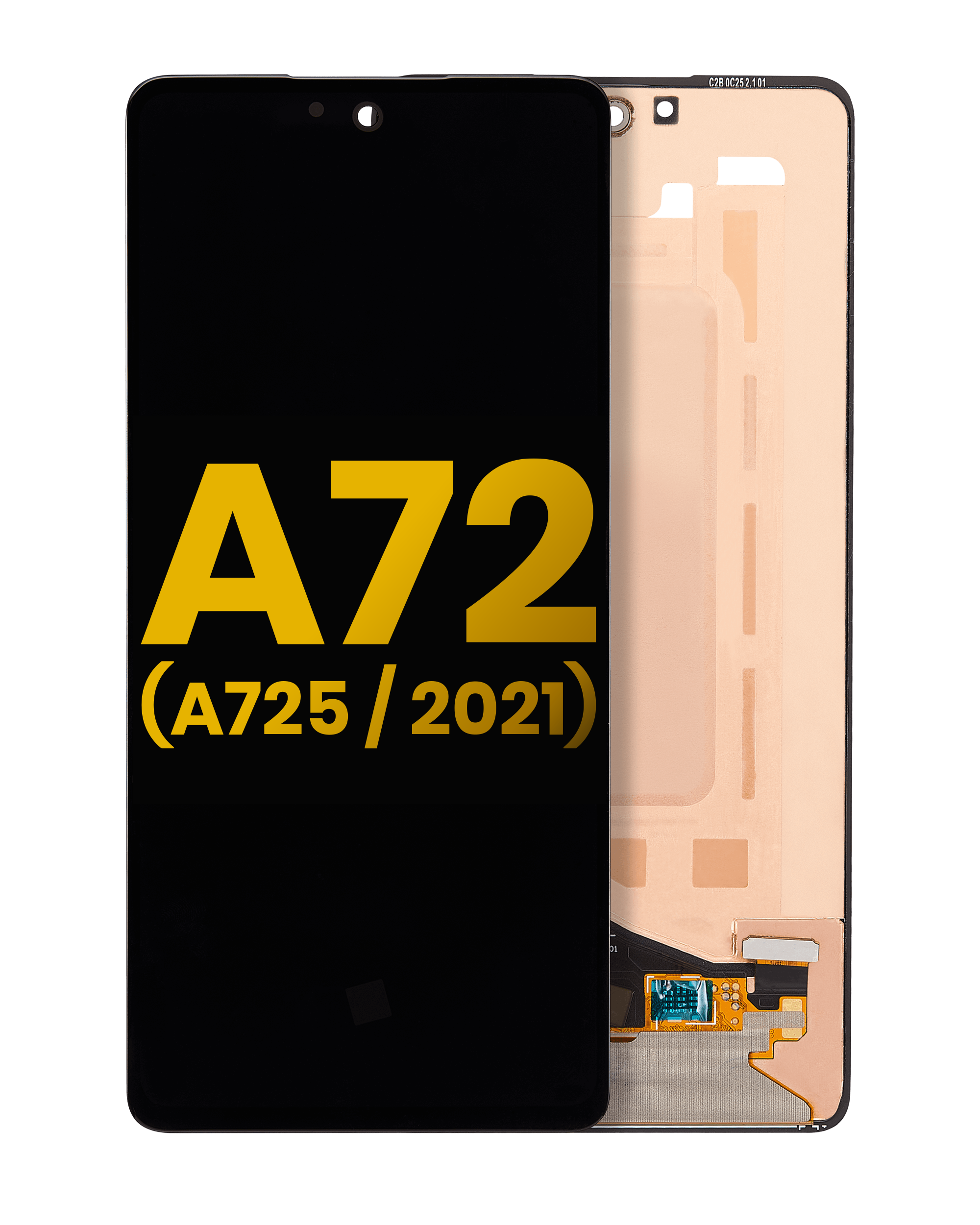 Oled Assembly Without Frame Compatible For Samsung Galaxy A72 (A725 / 2021) (Refurbished) (All Colors)