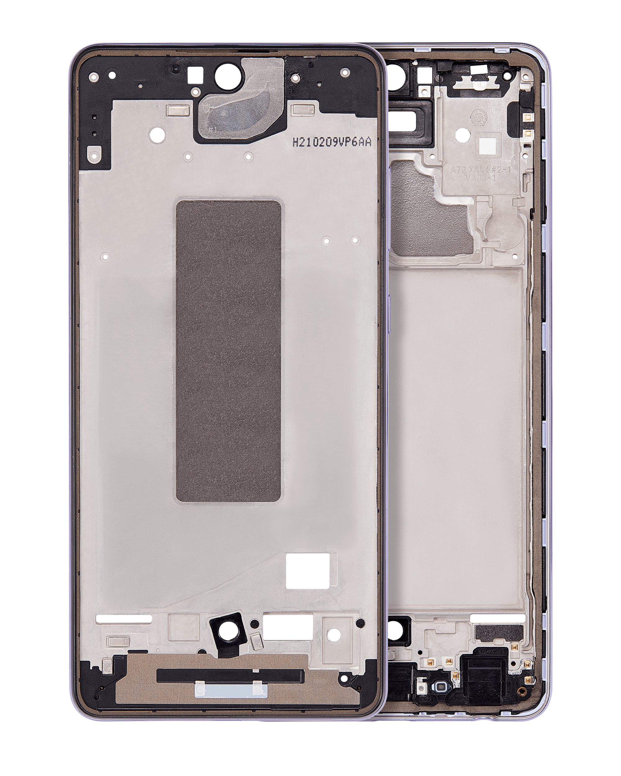 Mid-Frame Housing Compatible For Samsung Galaxy A72 (A725 / 2021) (Awesome Violet)