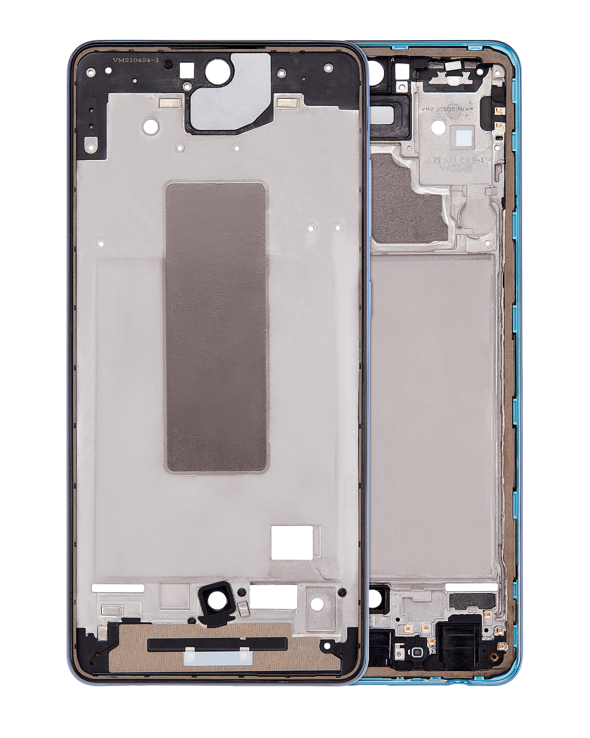 Mid-Frame Housing Compatible For Samsung Galaxy A72 (A725 / 2021) (Awesome Blue)