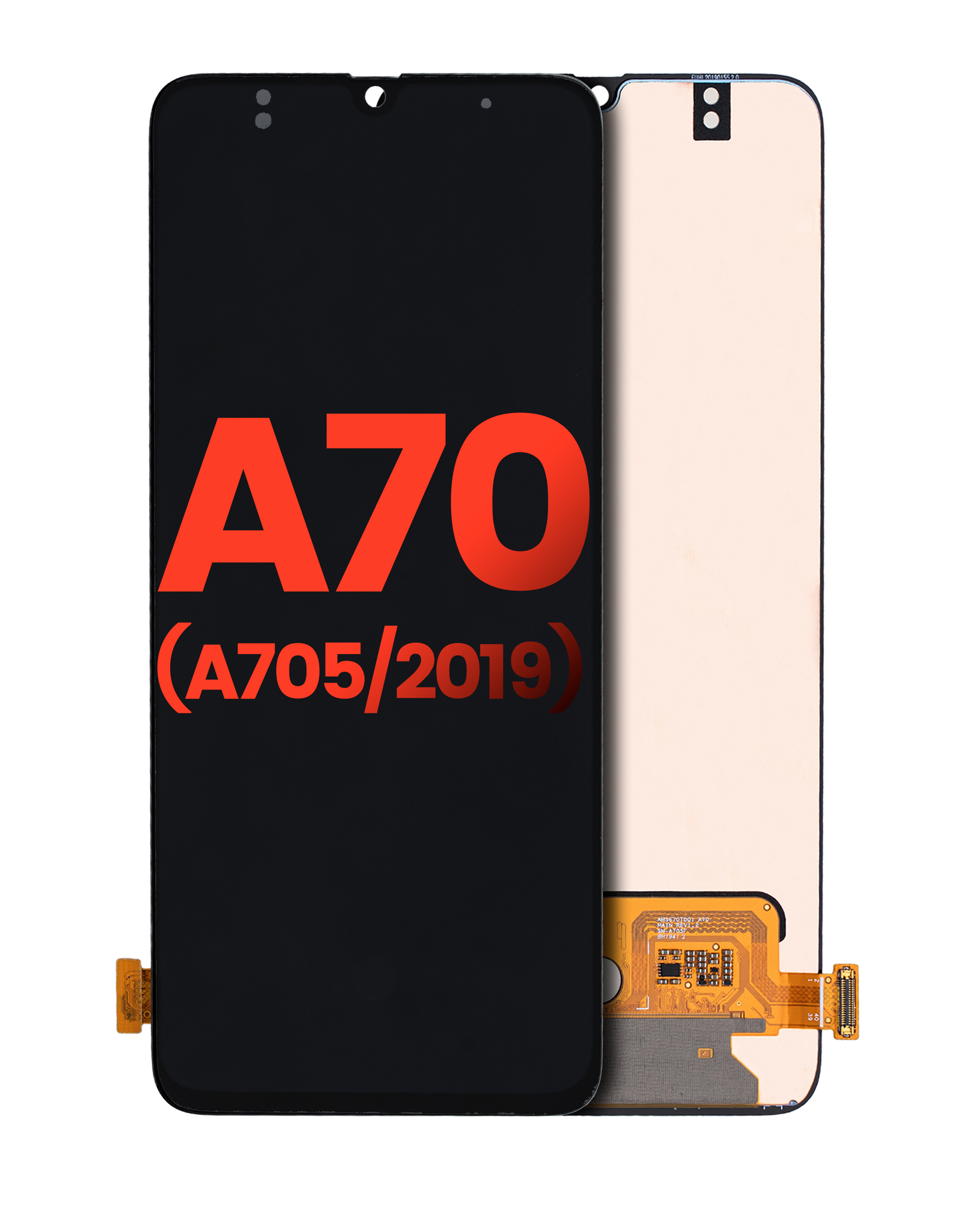 Oled Assembly Without Frame Compatible For Samsung Galaxy A70 (A705 / 2019) (6.67") (Aftermarket Plus) (All Colors)