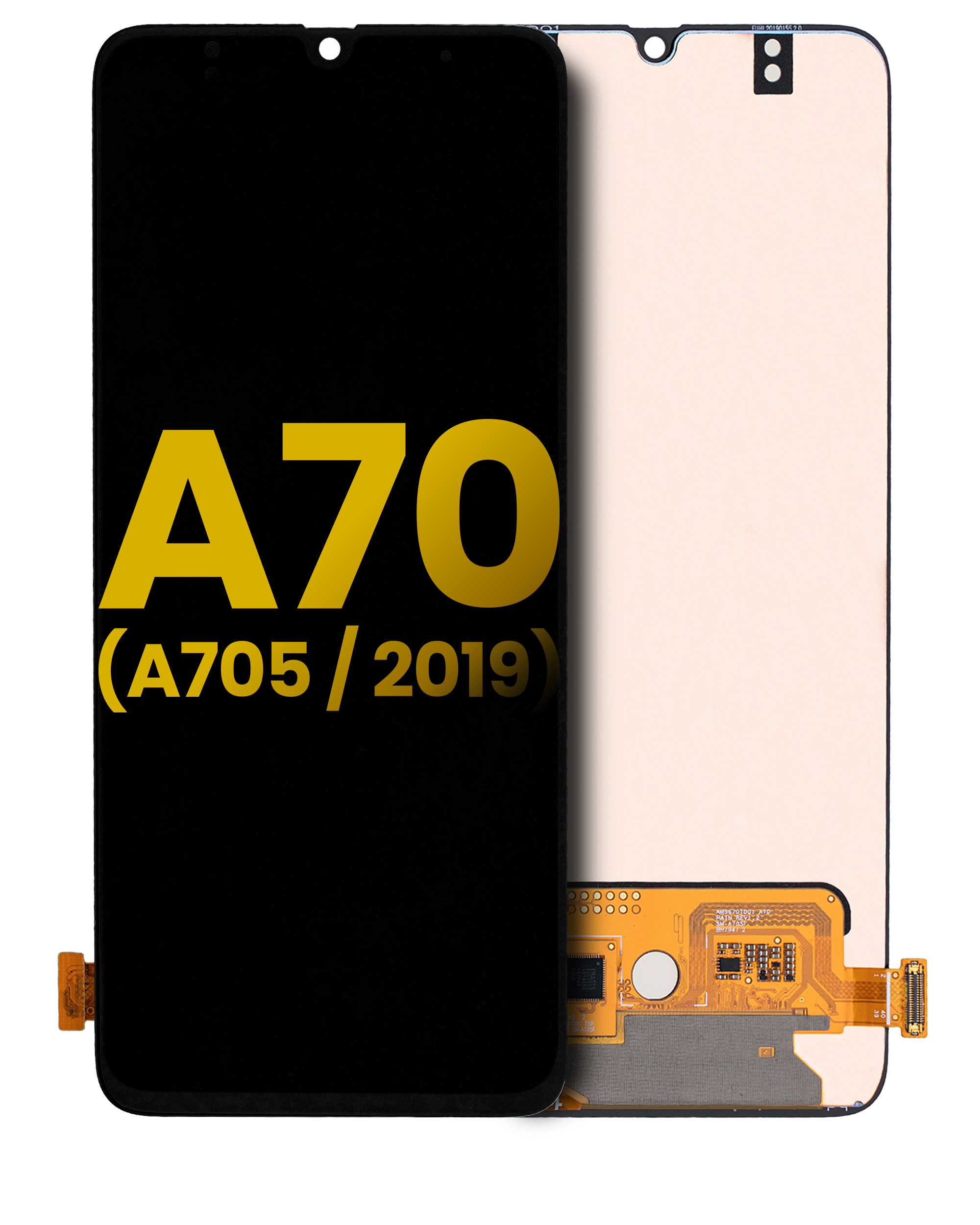 Oled Assembly Without Frame Compatible For Samsung Galaxy A70 (A705 / 2019) (Refurbished) (All Colors)