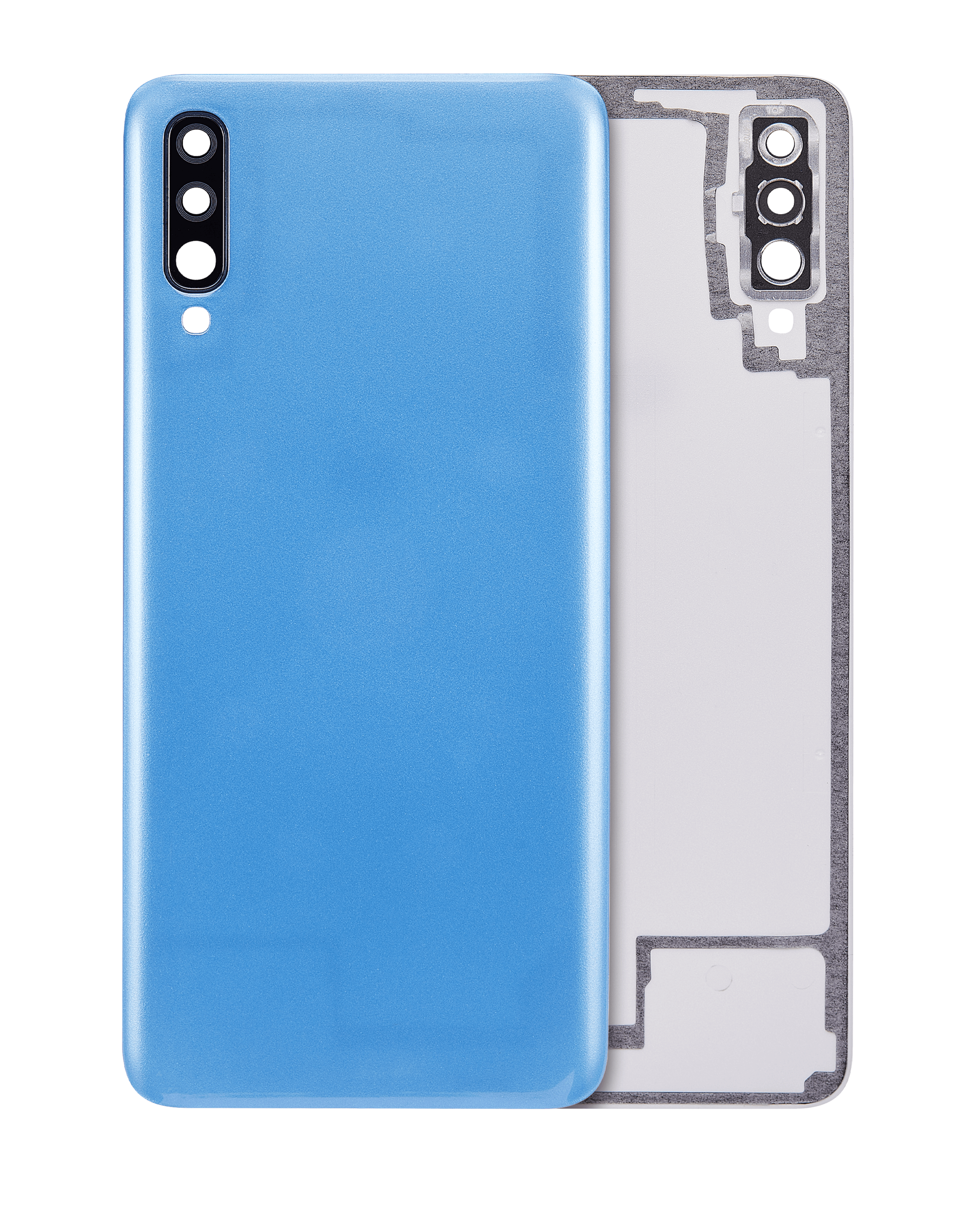 Back Cover Glass Compatible For Samsung Galaxy A70 (A705 / 2019) (Aftermarket Plus) (Blue)