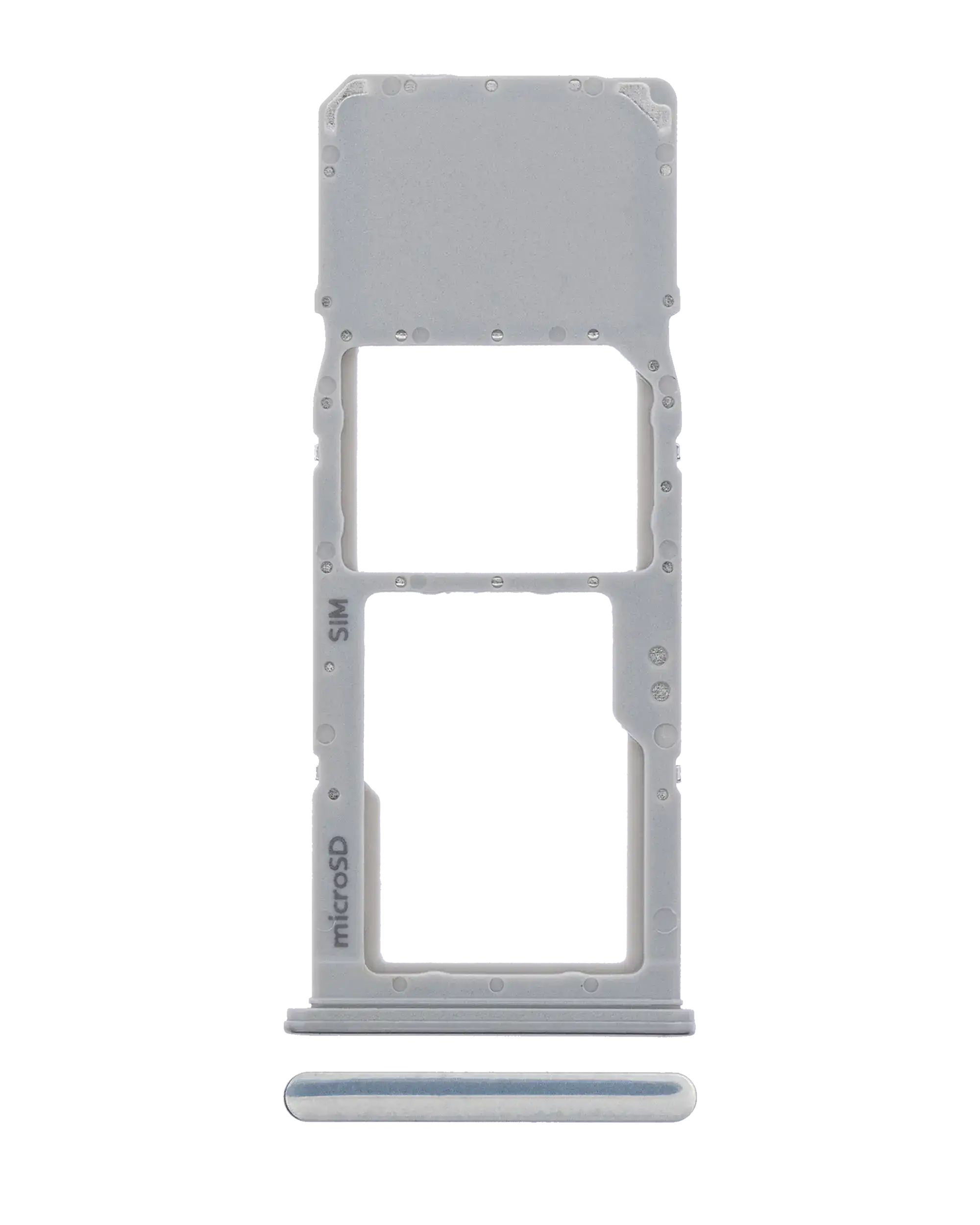 Single Sim Card Tray Compatible For Samsung Galaxy A70 (A705 / 2019) (Silver)