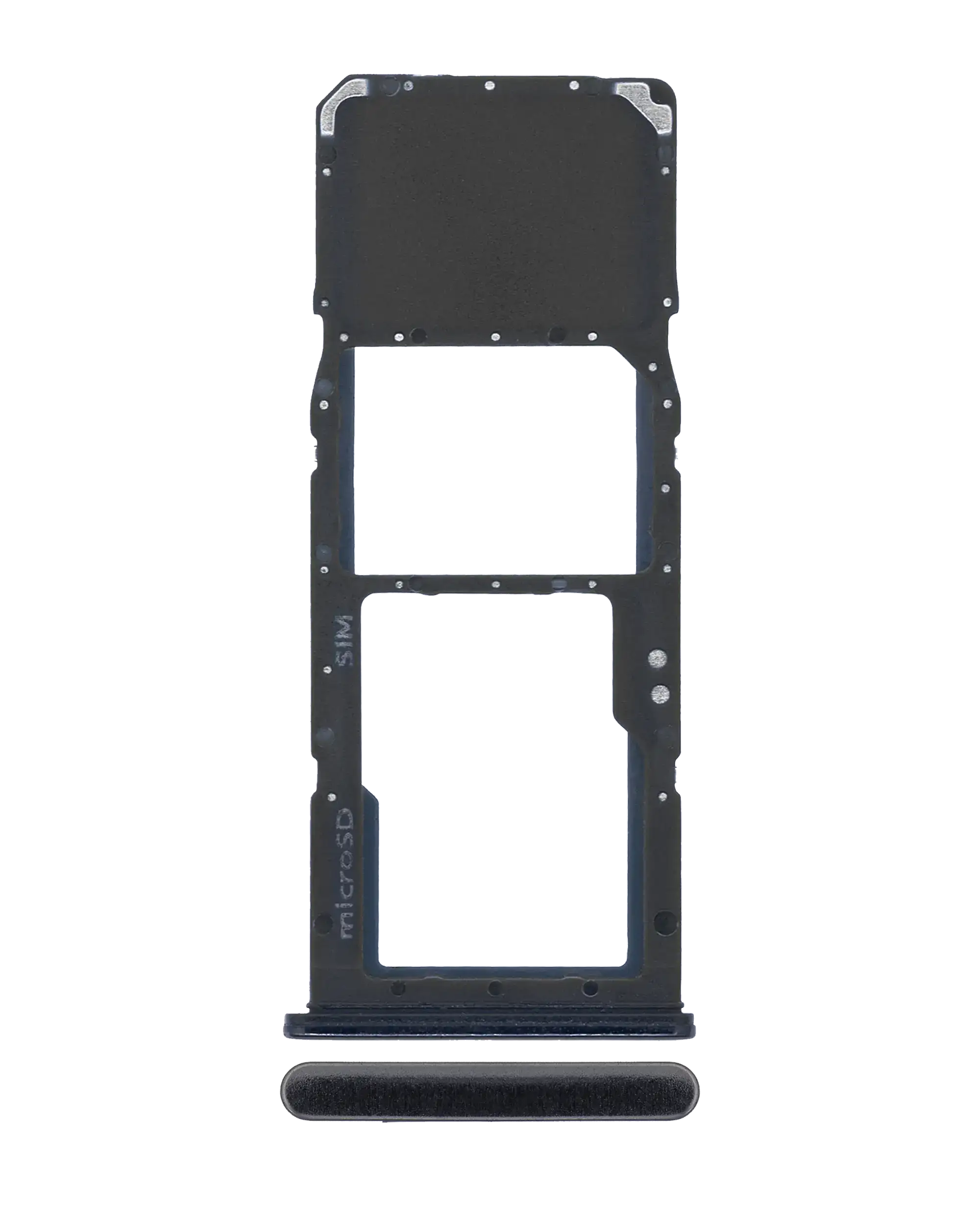 Single Sim Card Tray Compatible For Samsung Galaxy A70 (A705 / 2019) (Black)