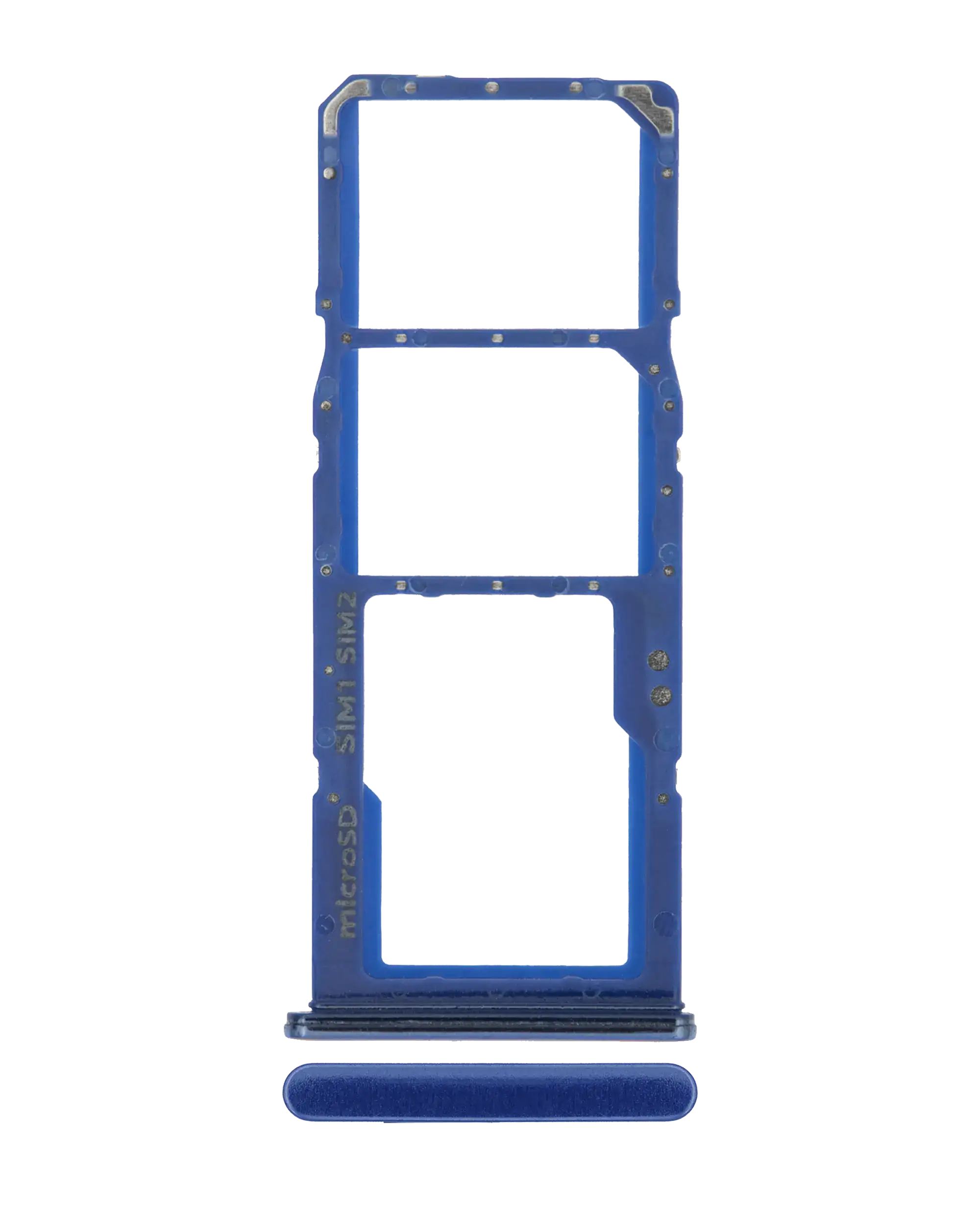Dual Sim Card Tray Compatible For Samsung Galaxy A70 (A705 / 2019) (Blue)