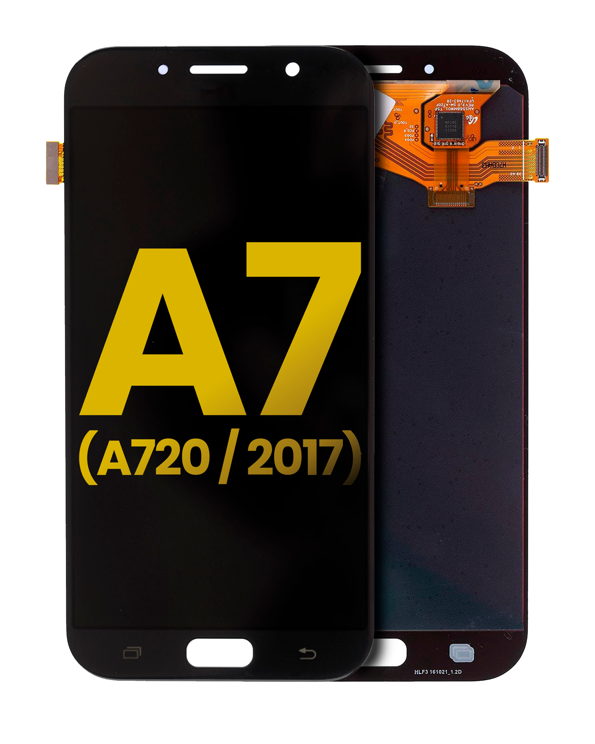 Oled Assembly Without Frame Compatible For Samsung Galaxy A7 (A720 / 2017) (Refurbished: Cosmetic Grade: New) (Black)