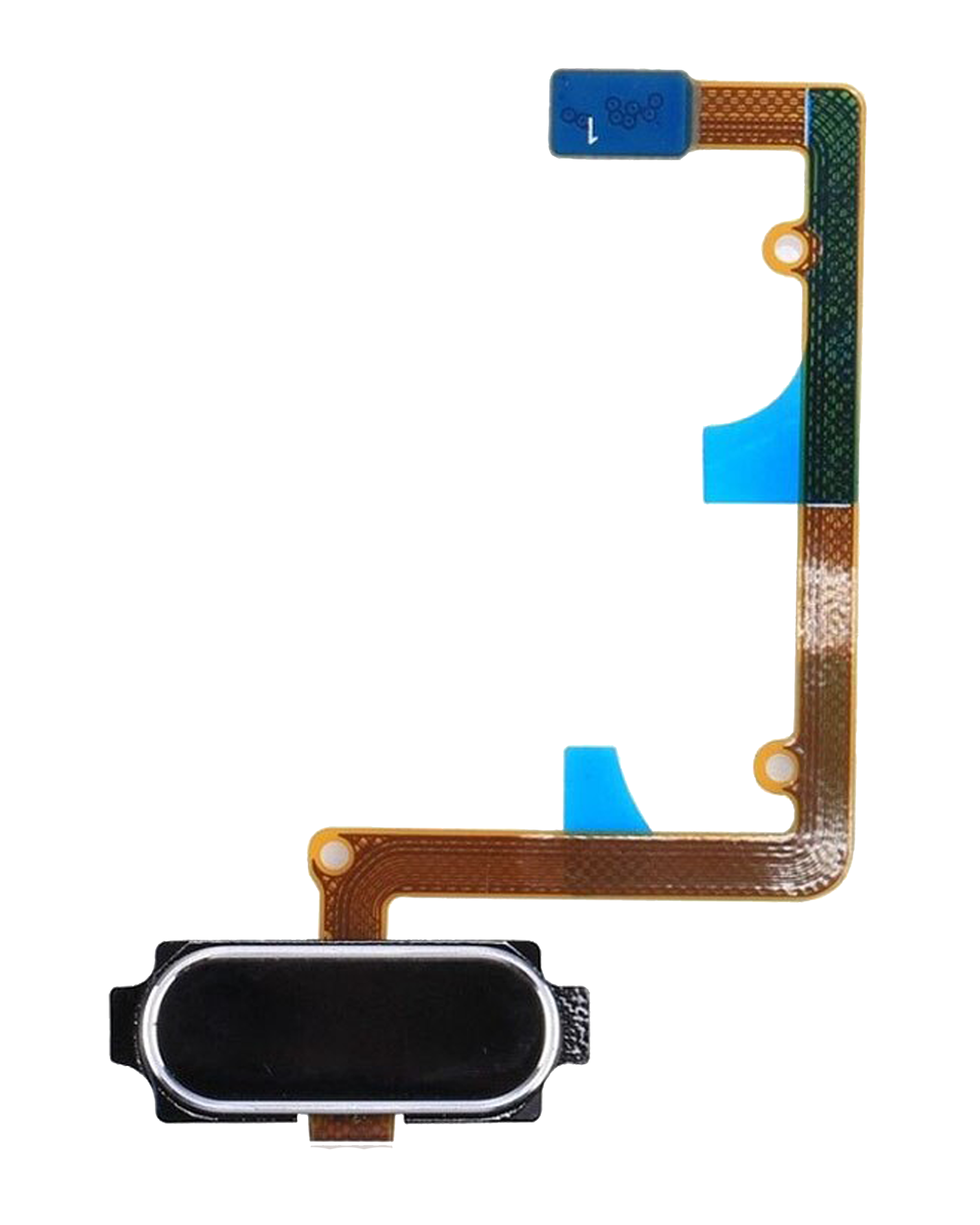 Home Button Flex Cable Compatible For Samsung Galaxy A7 (A710 / 2016) (Black)