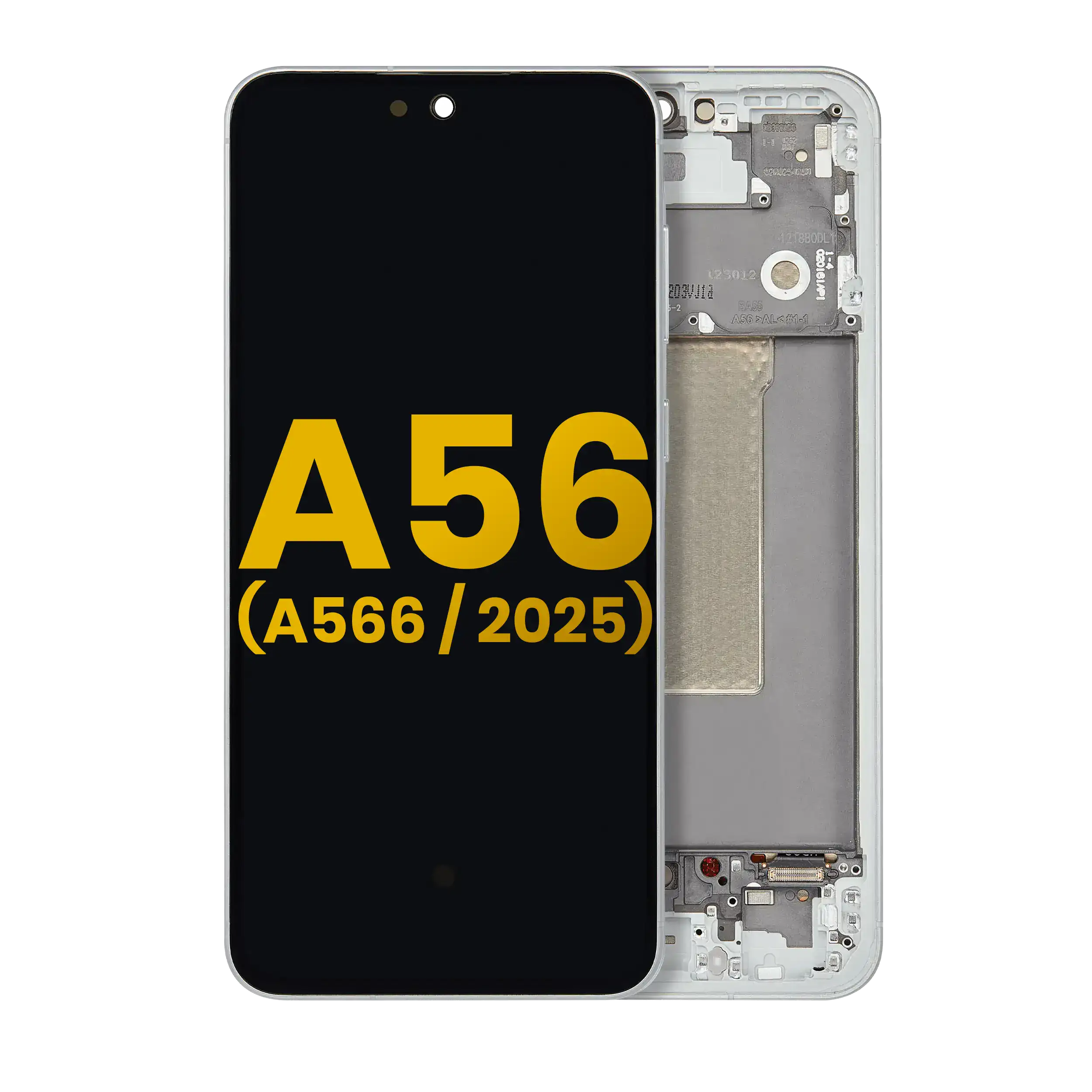 Oled Assembly With Frame Compatible For Samsung Galaxy A56 5G (A566 / 2025) (Refurbished) (Olive)