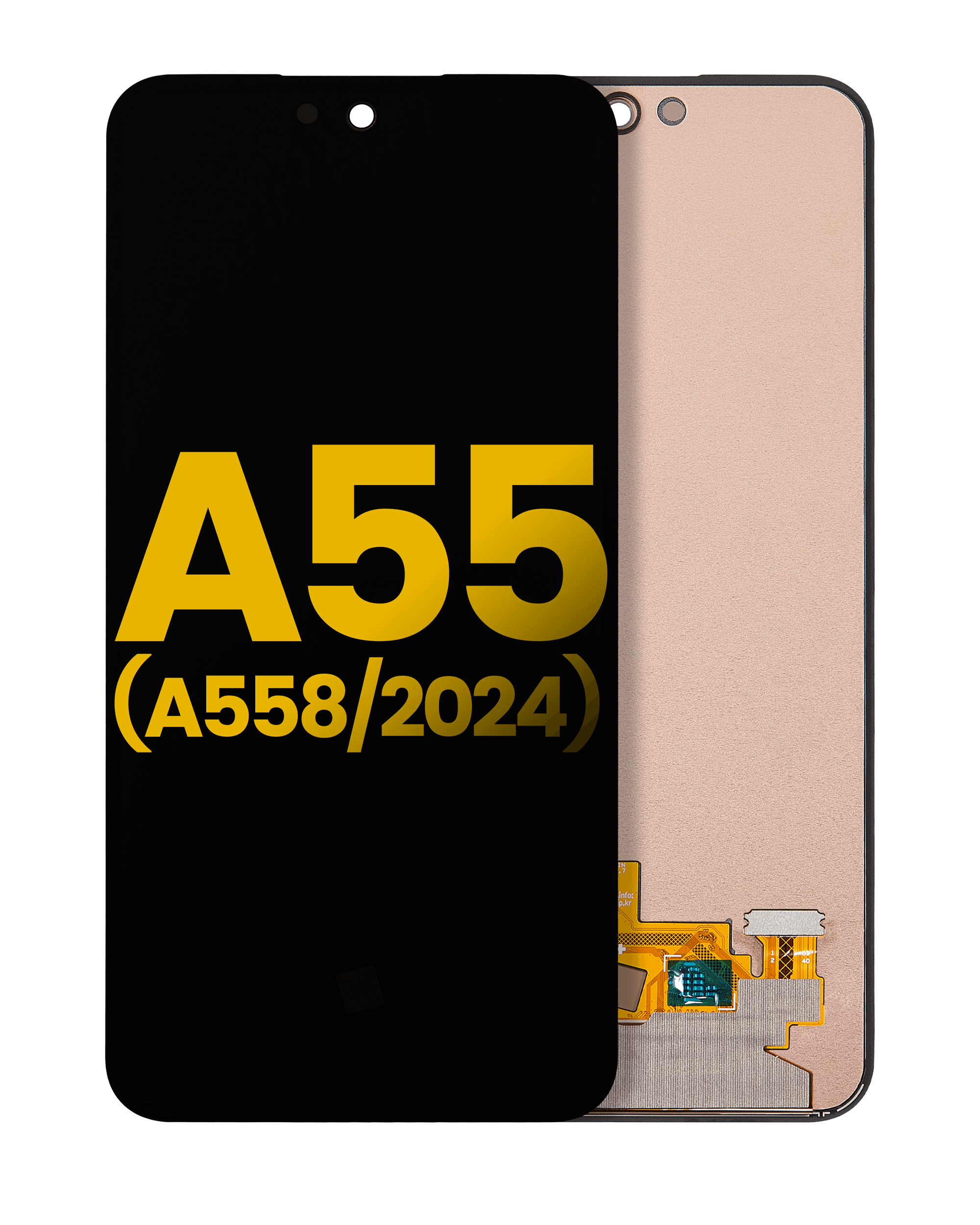 Oled Assembly Without Frame Compatible For Samsung Galaxy A55 (A556 / 2024) (Refurbished) (All Colors)