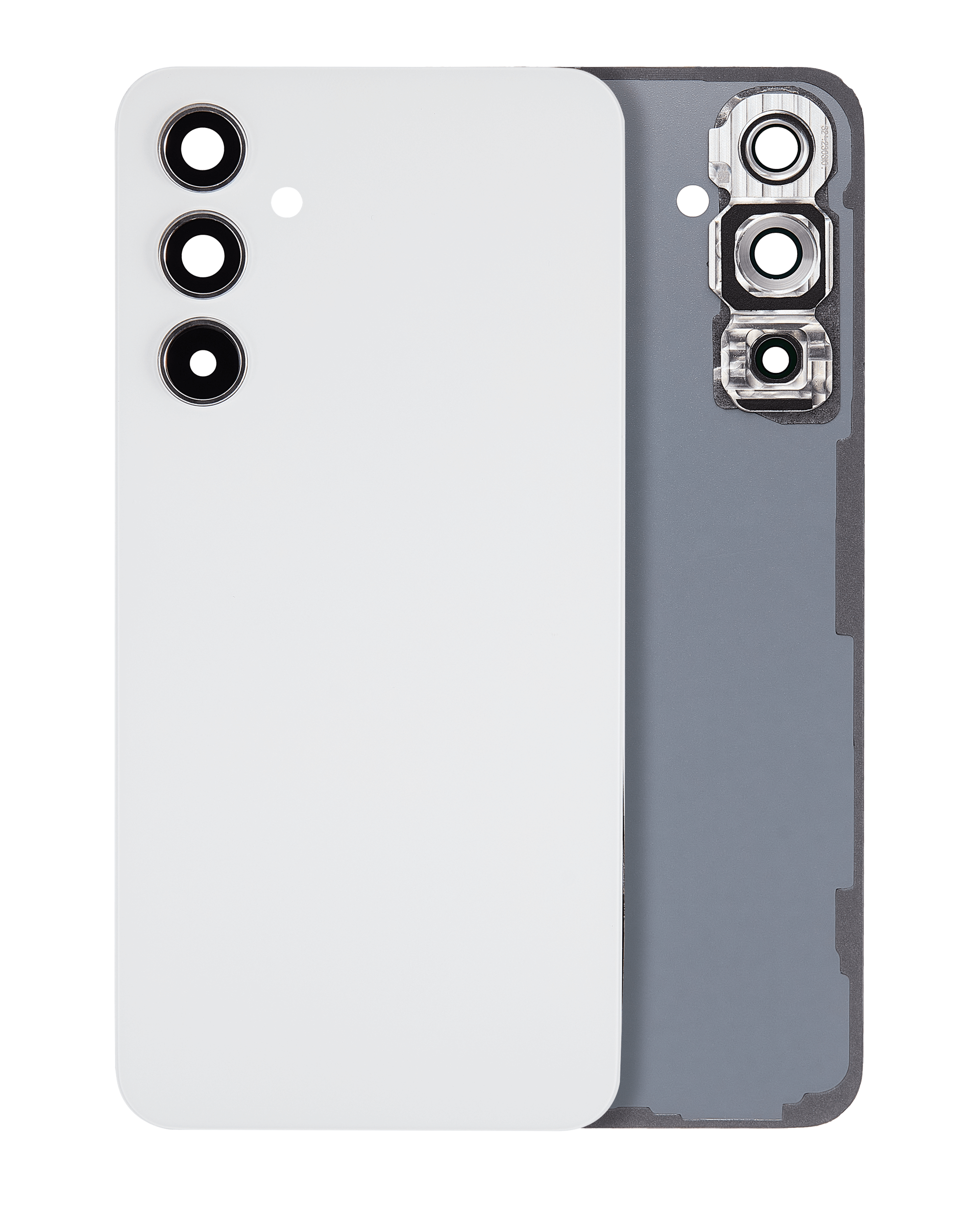 Back Cover Glass With Camera Lens Compatible For Samsung Galaxy A54 5G (A546 / 2023) (Aftermarket Plus) (White)