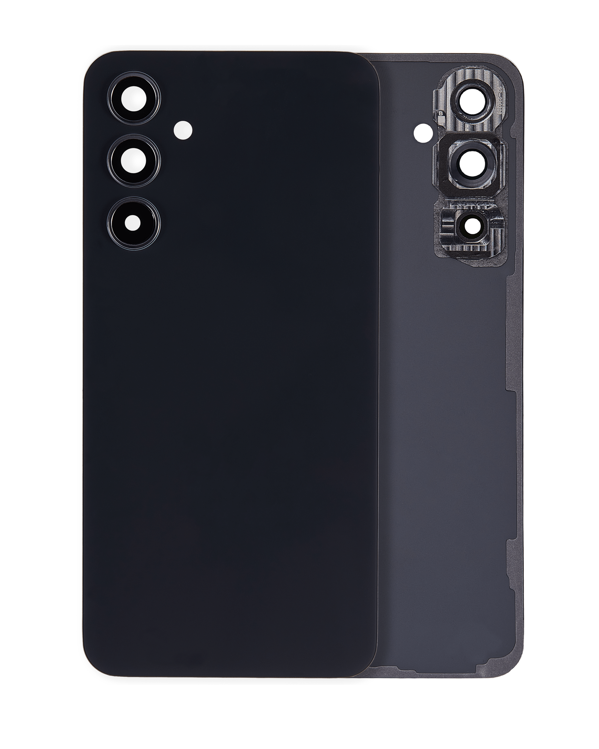 Back Cover Glass With Camera Lens Compatible For Samsung Galaxy A54 5G (A546 / 2023) (Aftermarket Plus) (Graphite)
